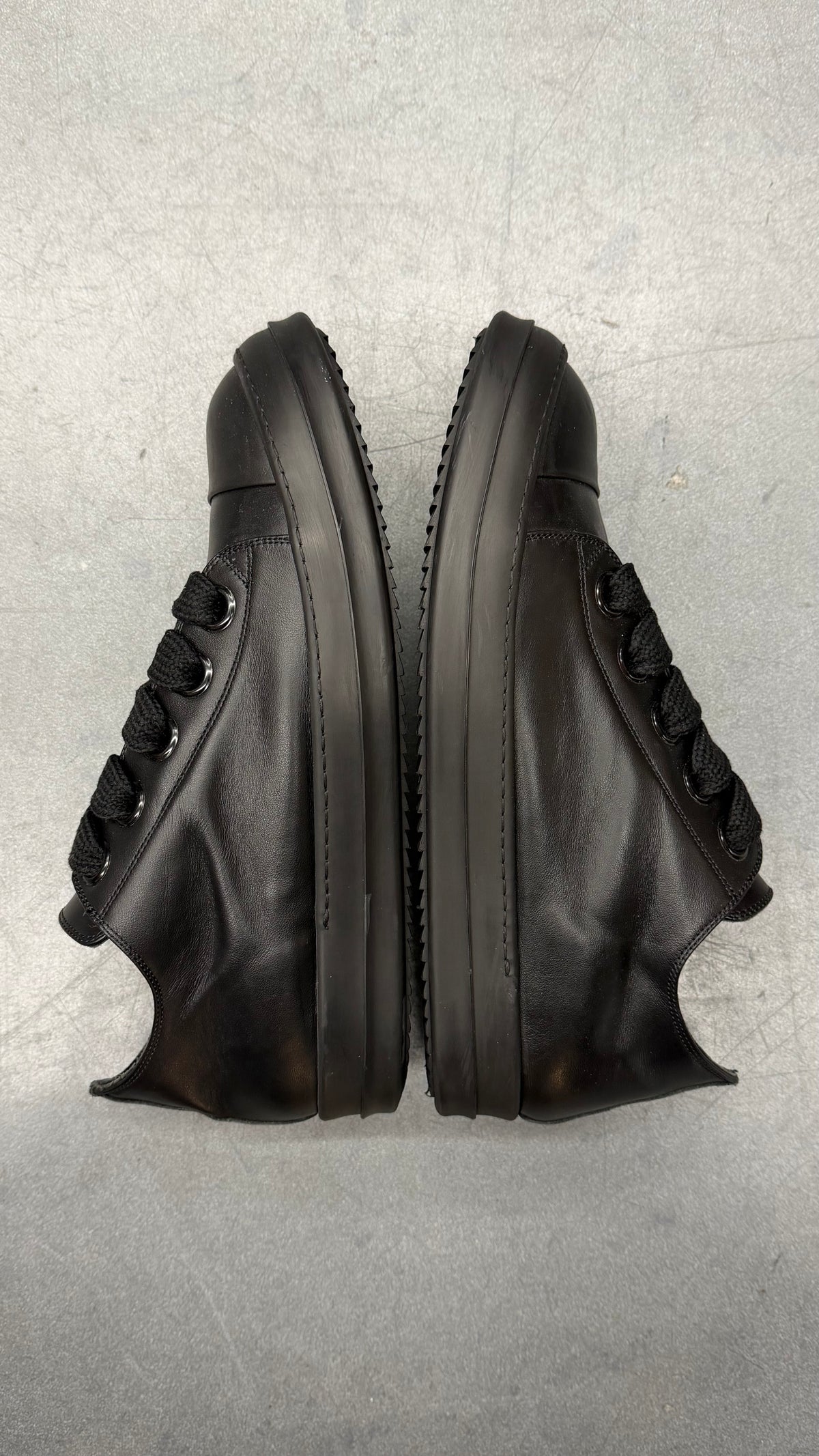 RICK OWENS LIDO JUMBO LACE LOW 'BLACK'