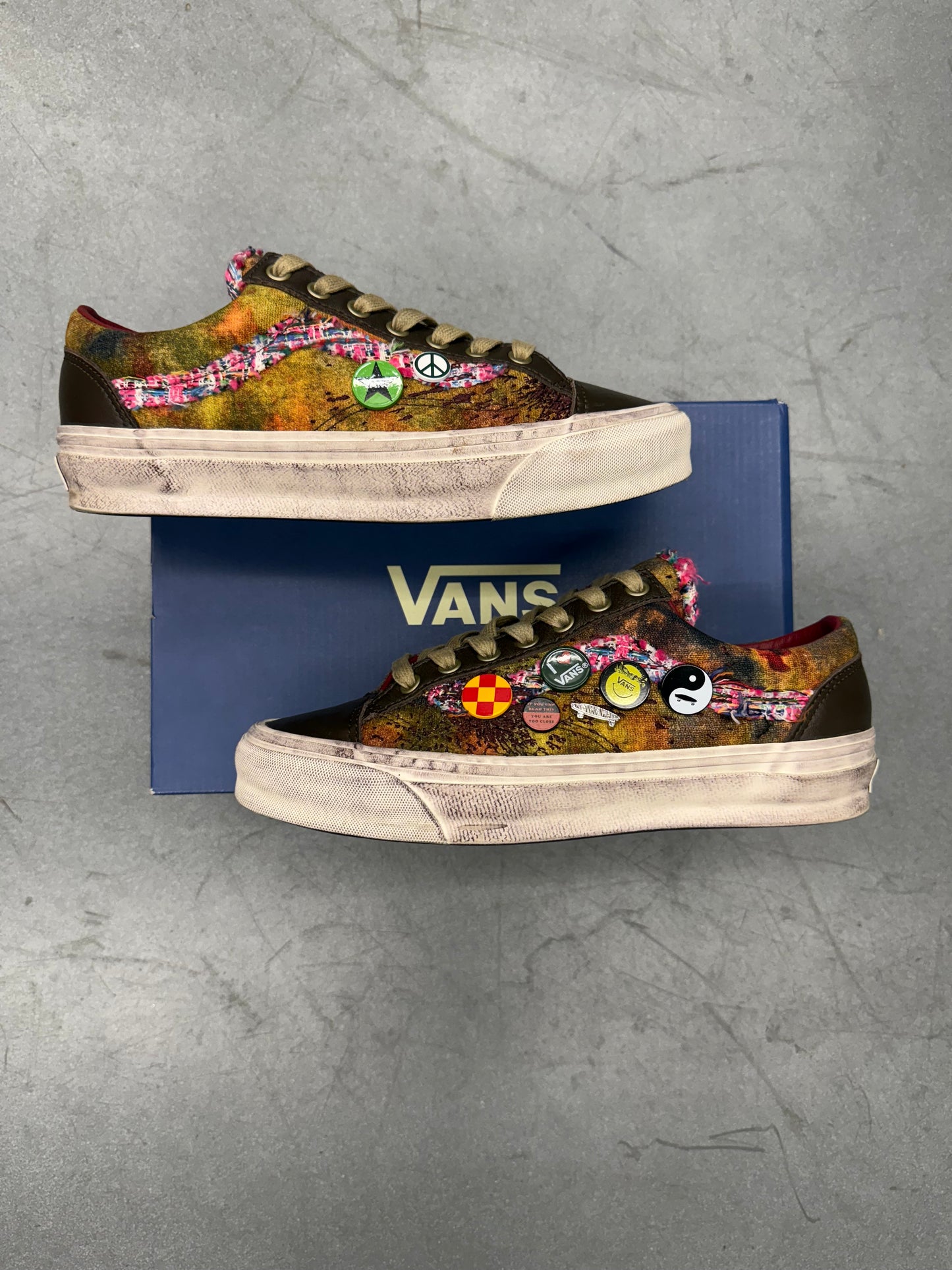 2025 SIZE 7.5 VANS OLD SKOOL 36 LX SOUVENIR WARM BROWN (PRE-OWNED WITH BOX)