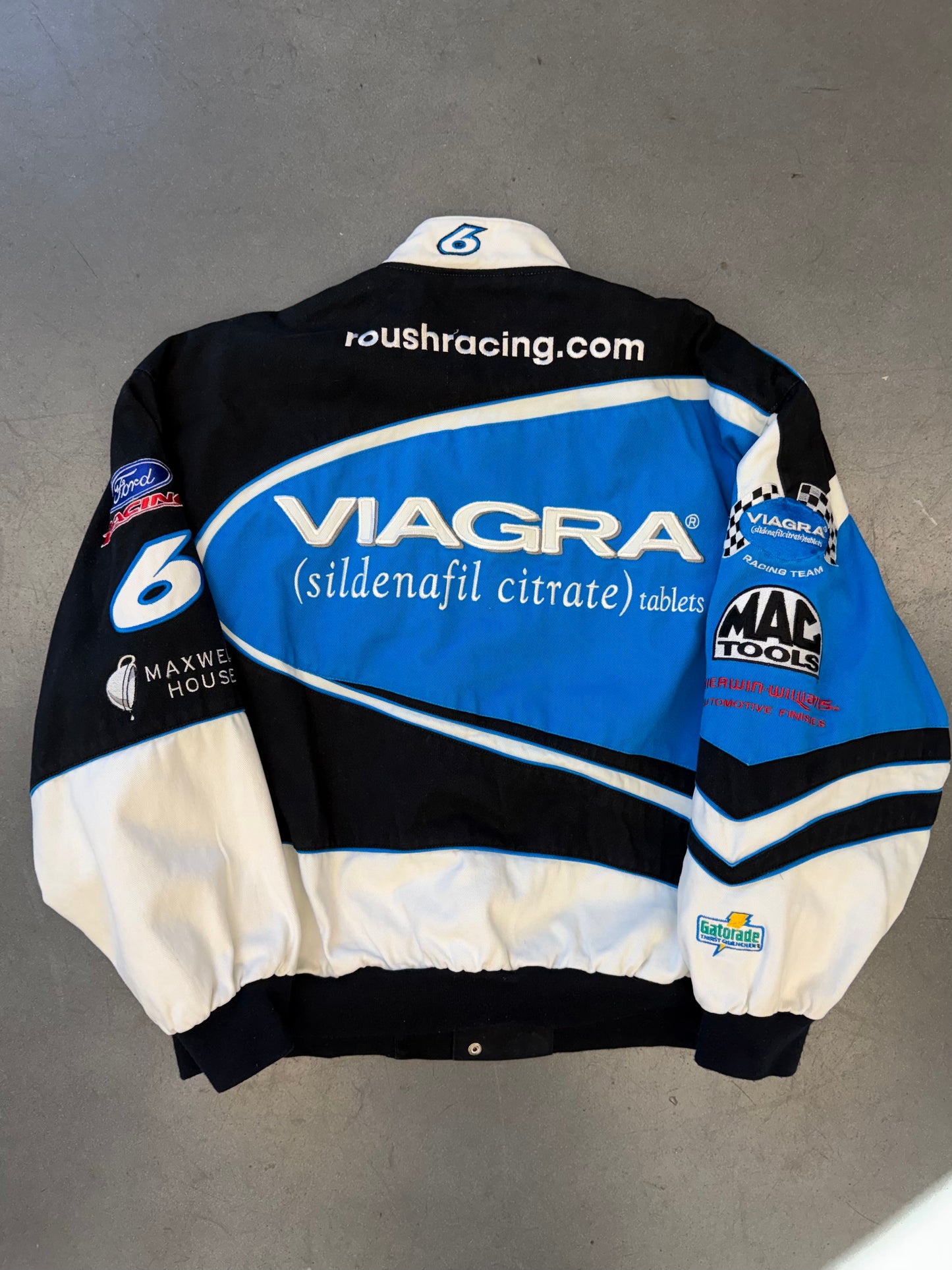 VINTAGE JH DESIGNS VIAGRA NASCAR JACKET