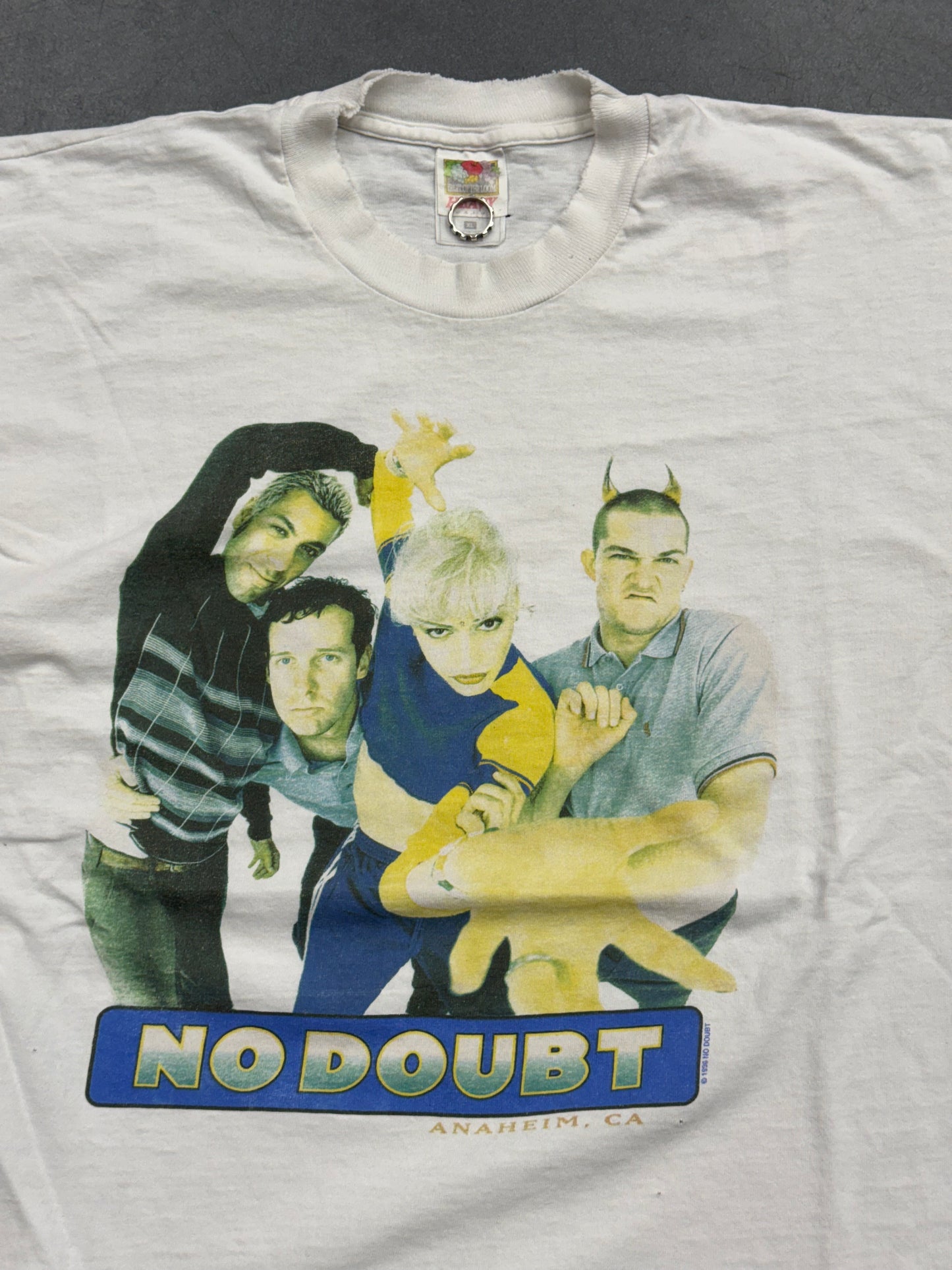 1996 NO DOUBT "TRAGIC KINGDOM" BAND TEE (FOTL TAG)
