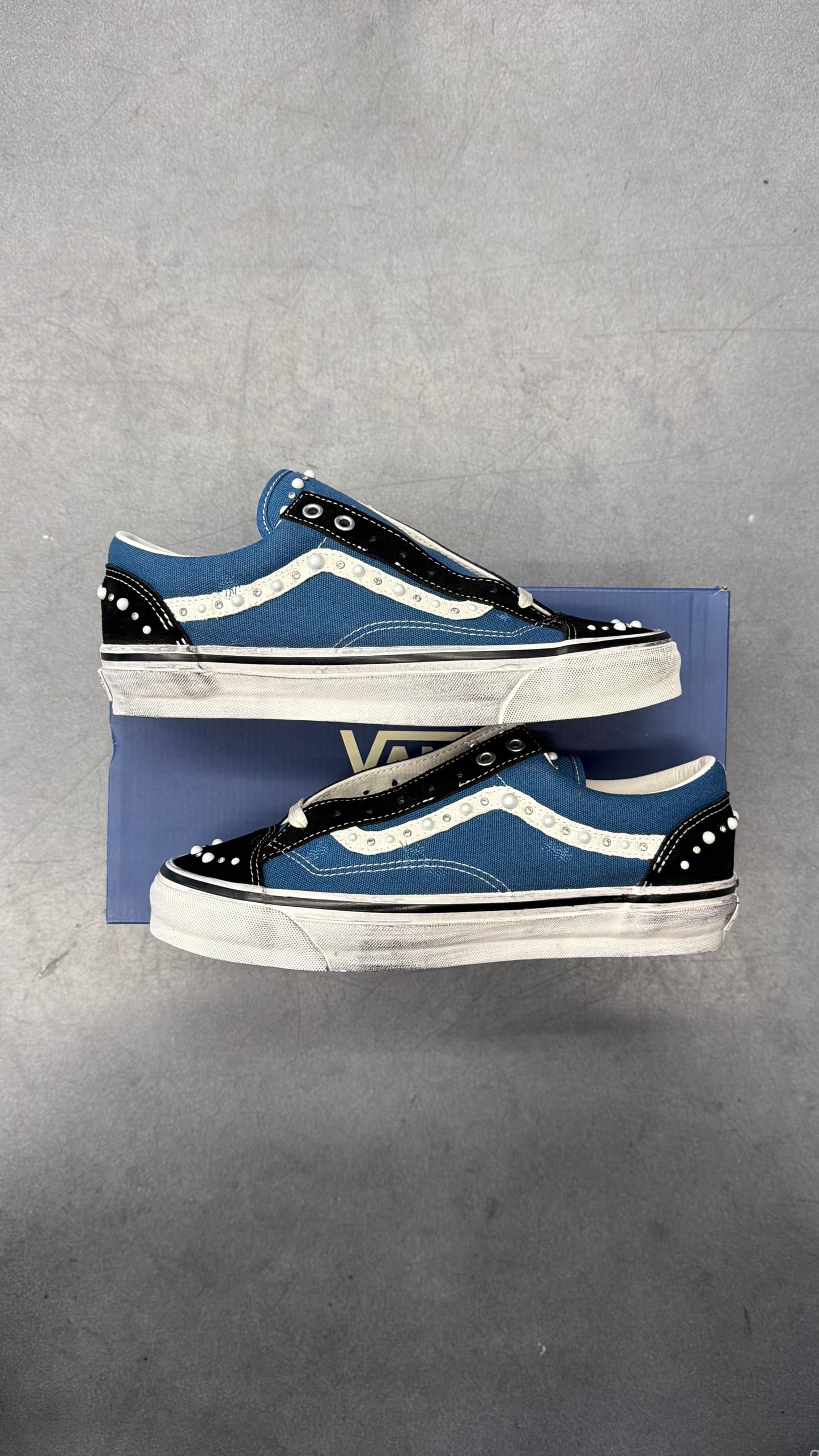 2026 VANS LX OLD SKOOL 36 PEARLIZED PACK NAVY/BLACK