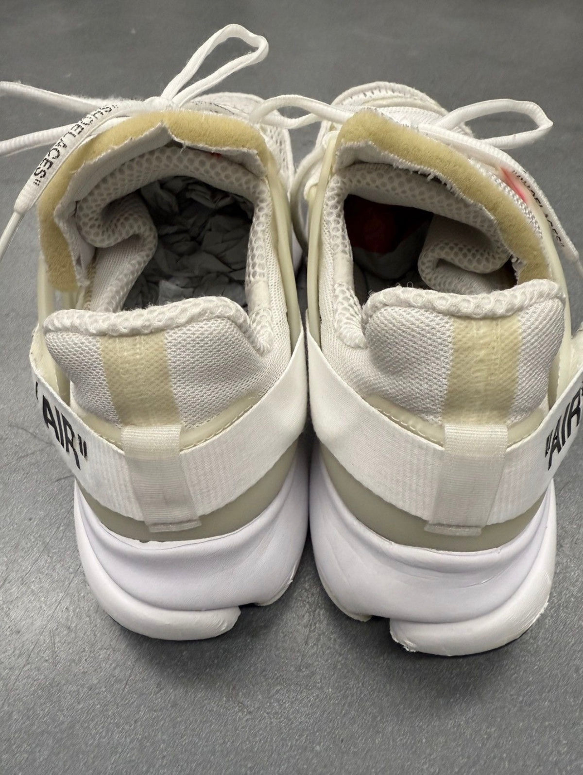 2018 NIKE AIR PRESTO OFF-WHITE 'WHITE' (W/O BOX)