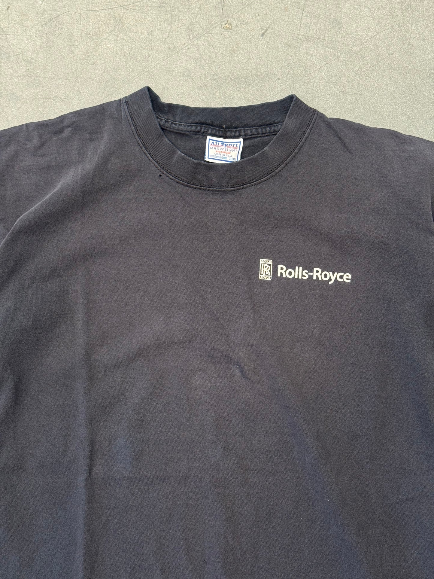 90S ROLLS-ROYCE SPELLOUT LOGO TEE (ALLSPORT TAG)