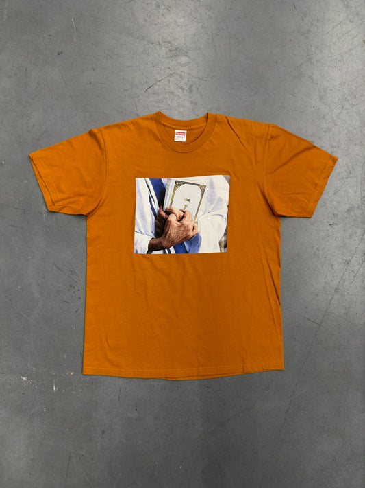 FW19 SUPREME BIBLE TEE - BURNT ORANGE
