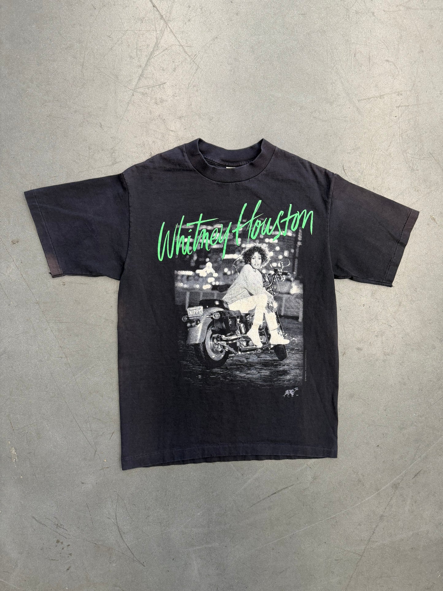 1991 WHITNEY HOUSTON I'M YOUR BABY TONIGHT TOUR TEE (WHITNEY HOUSTON TAG)