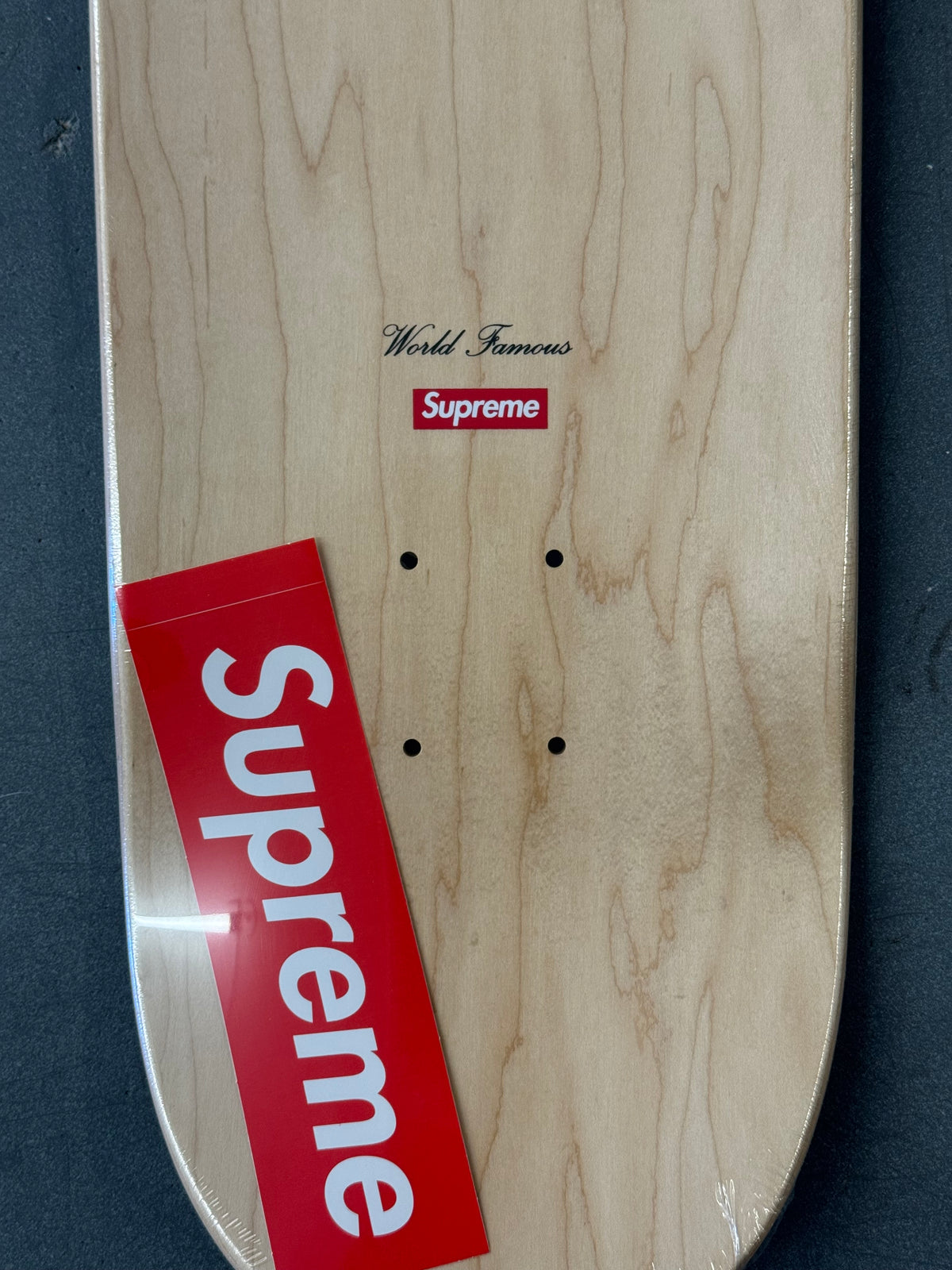 FW26 SUPREME PRAYER CARD SKATEBOARD