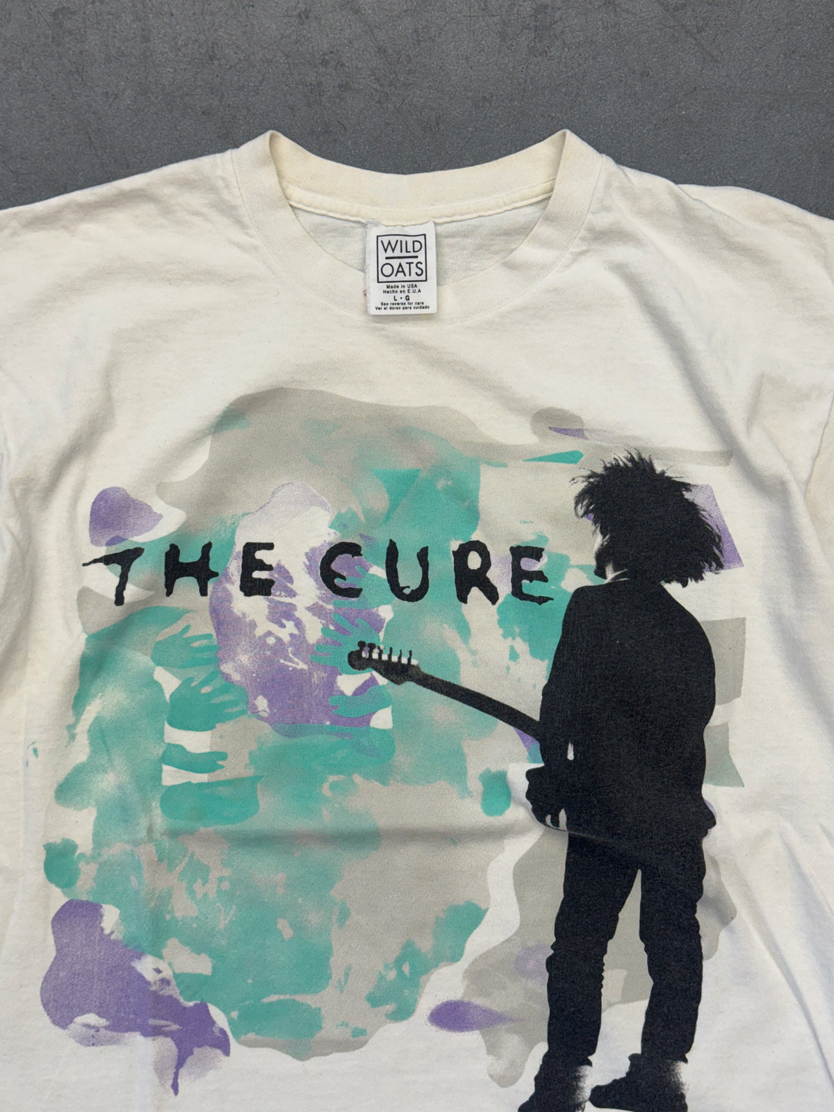 1986 THE CURE BOYS DON'T CRY TEE (WILD OATS TAG)