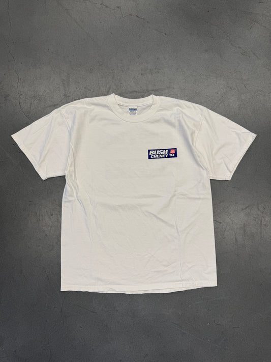 2004 BUSH CHENEY "BUSH & DICK" PROMO TEE (GILDAN TAG)