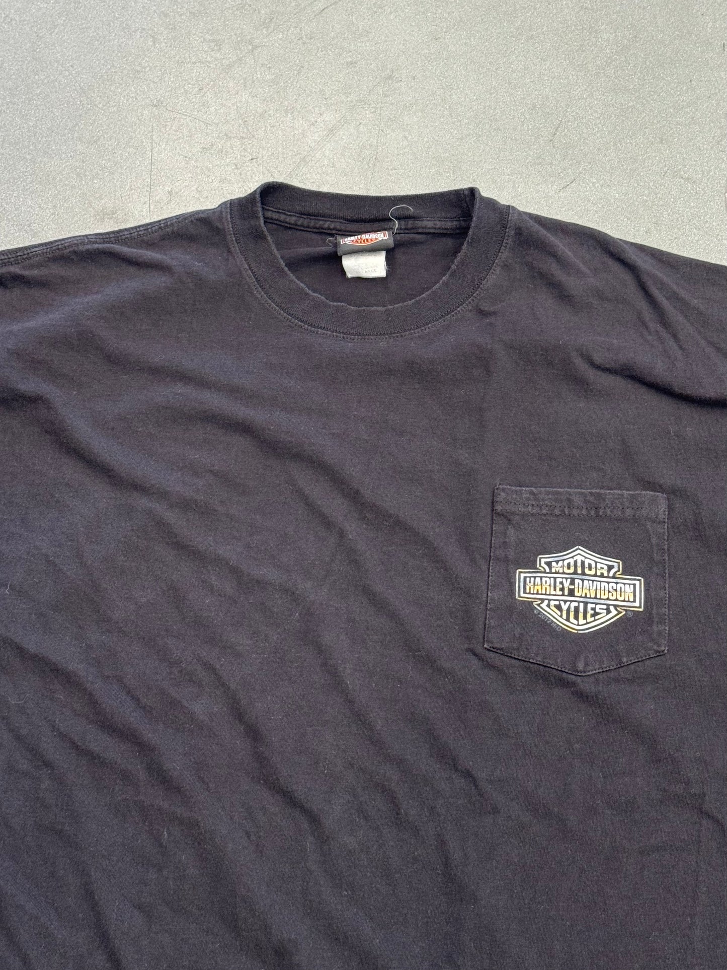 2012 HARLEY-DAVIDSON HARLEY HAVEN COLUMBIA, SOUTH CAROLINA CHROME GIRL LS POCKET TEE