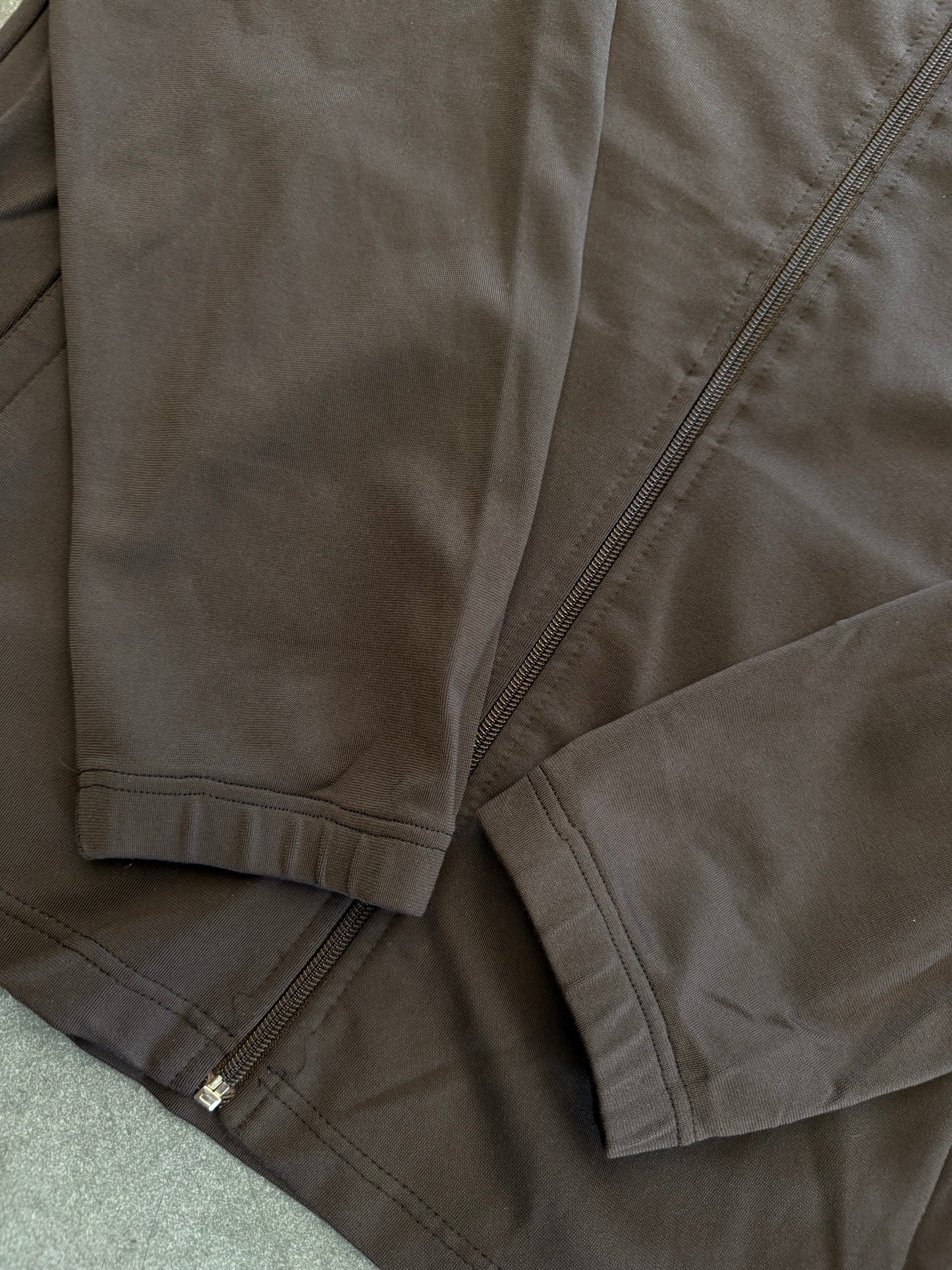 90S SUPREME ZIP UP JACKET BROWN