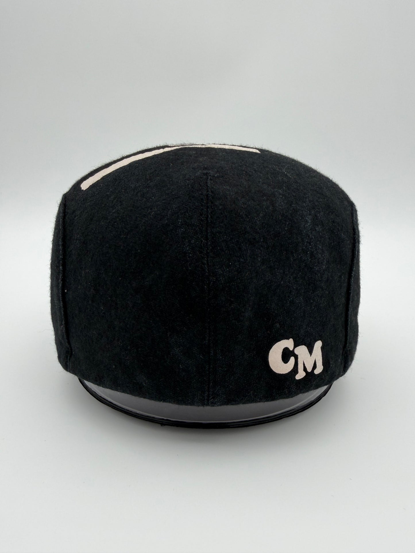 90'S STUSSY CM FLAT CAP (BLACK STUSSY HEADGEAR TAG)