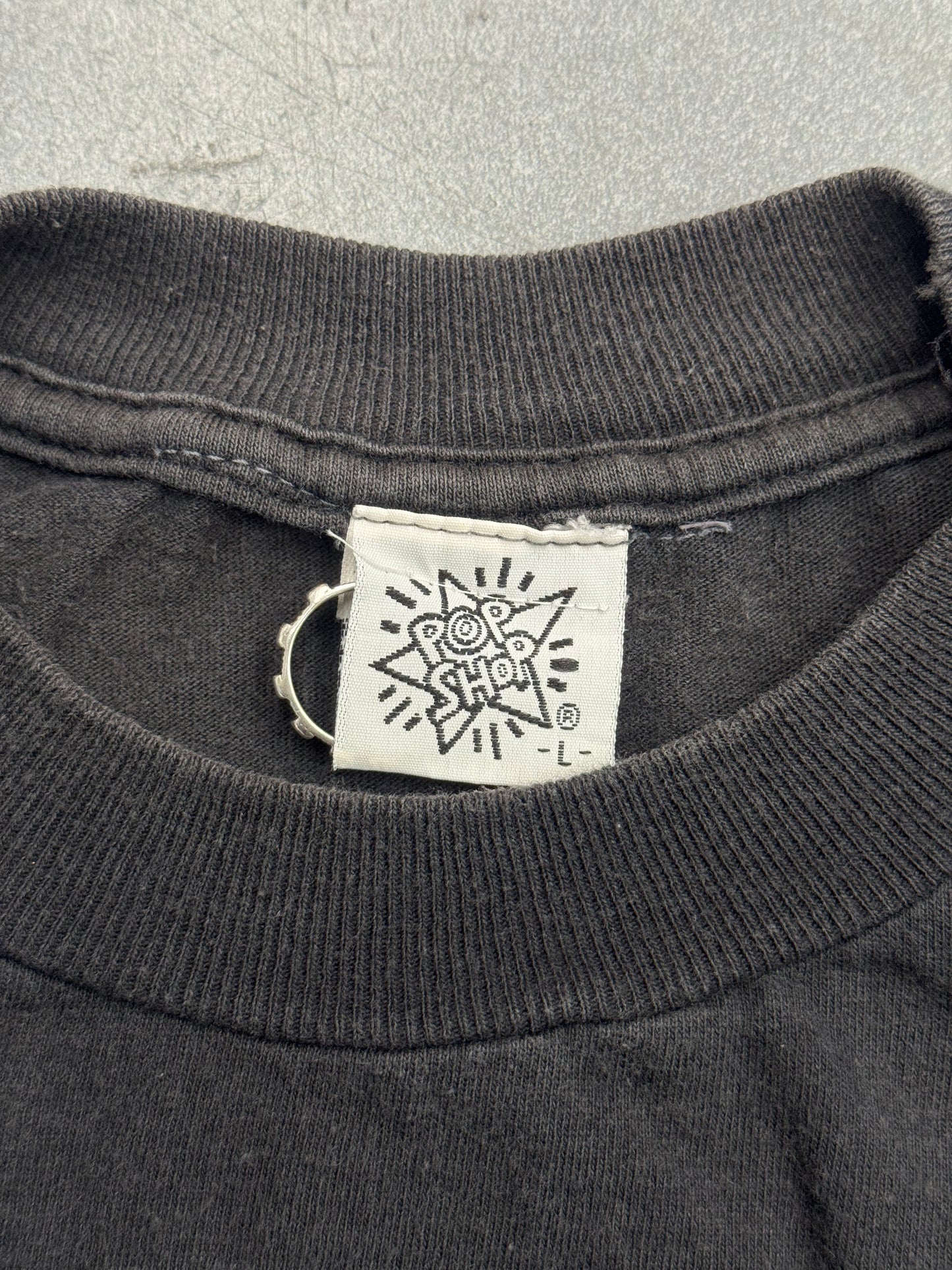 90S KEITH HARING DANCING DOGS TEE (POP SHOP TAG)
