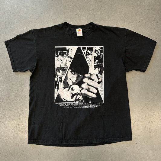 Y2K MOSQUITOHEAD CLOCKWORK ORANGE BLACK TEE (FOTL HEAVY COTTON TAG)