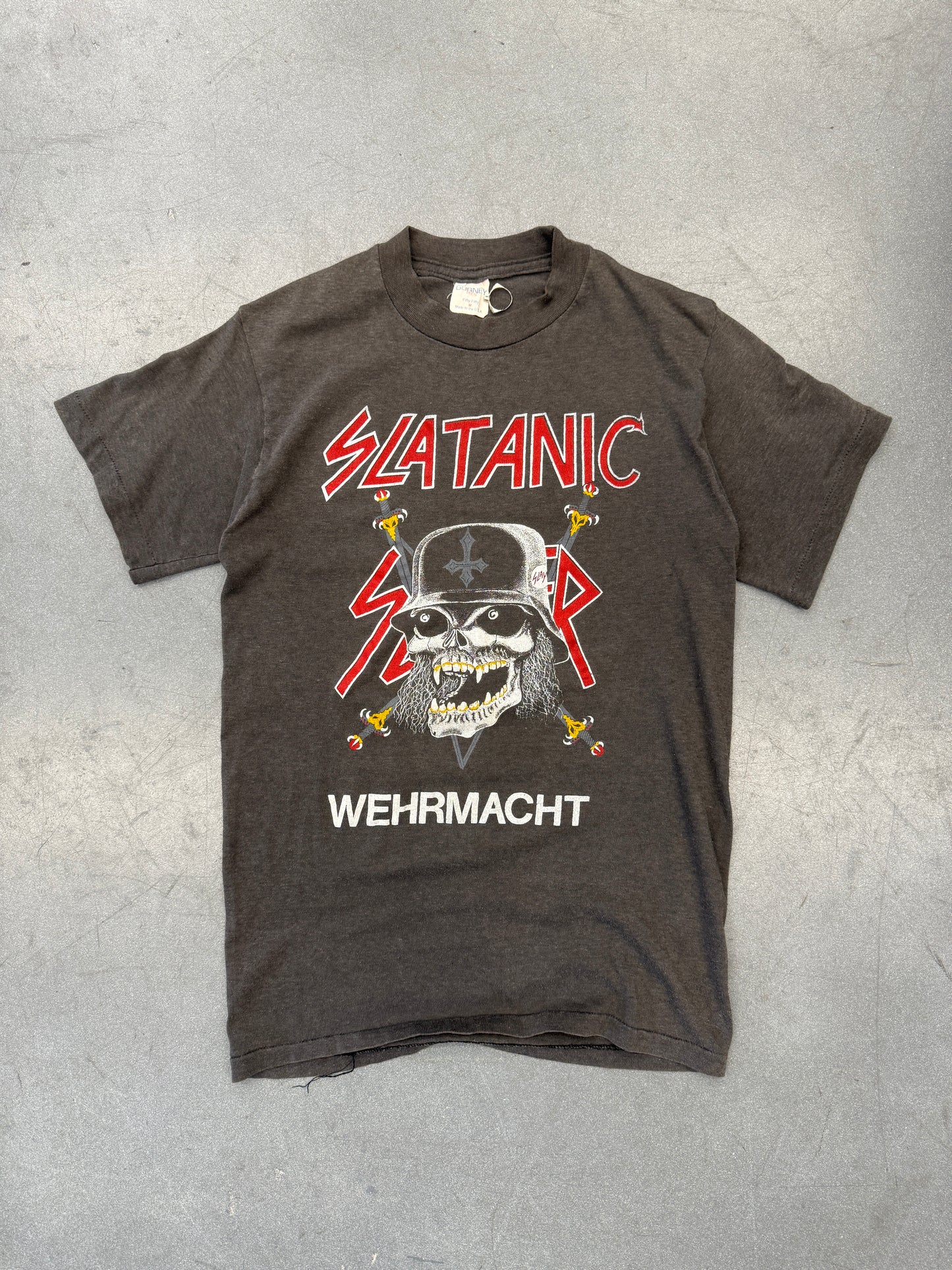 1994 SLAYER SLATANIC WEHRMACHT WORLD TOUR TEE (GURNEY TAG)