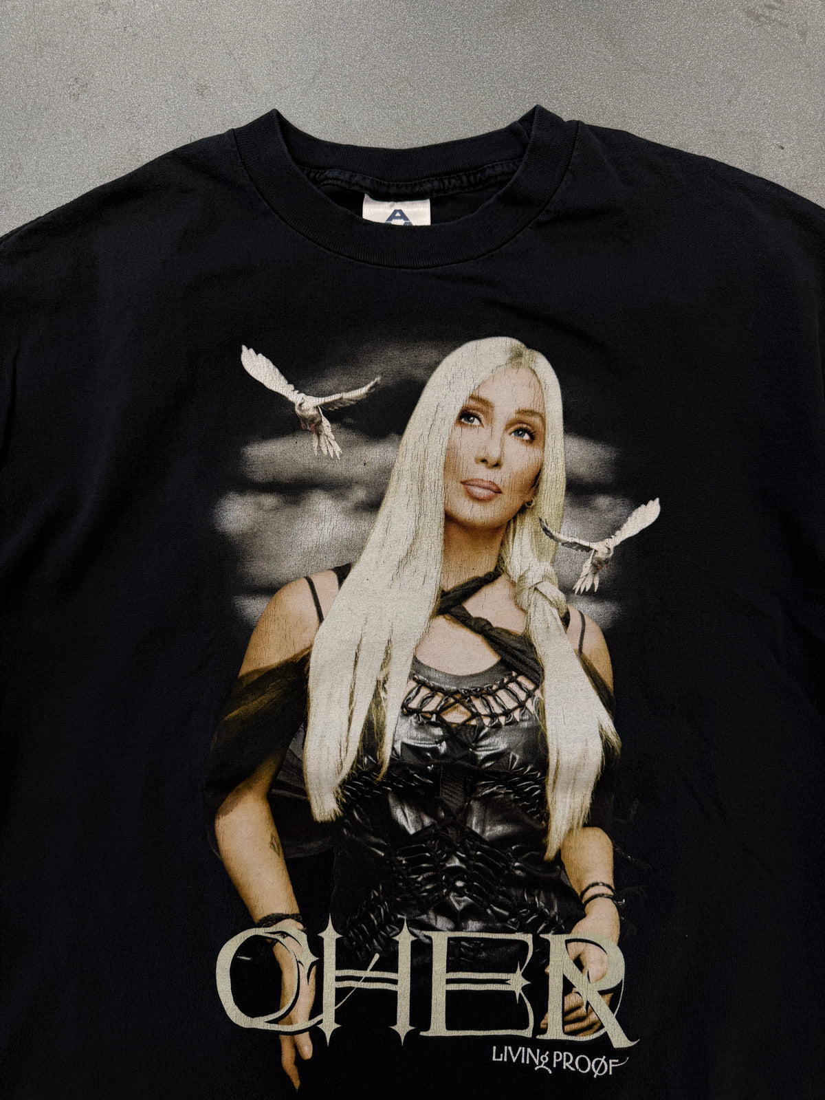 2002 CHER LIVING PROOF FAREWELL TOUR TEE (AAA TAG)