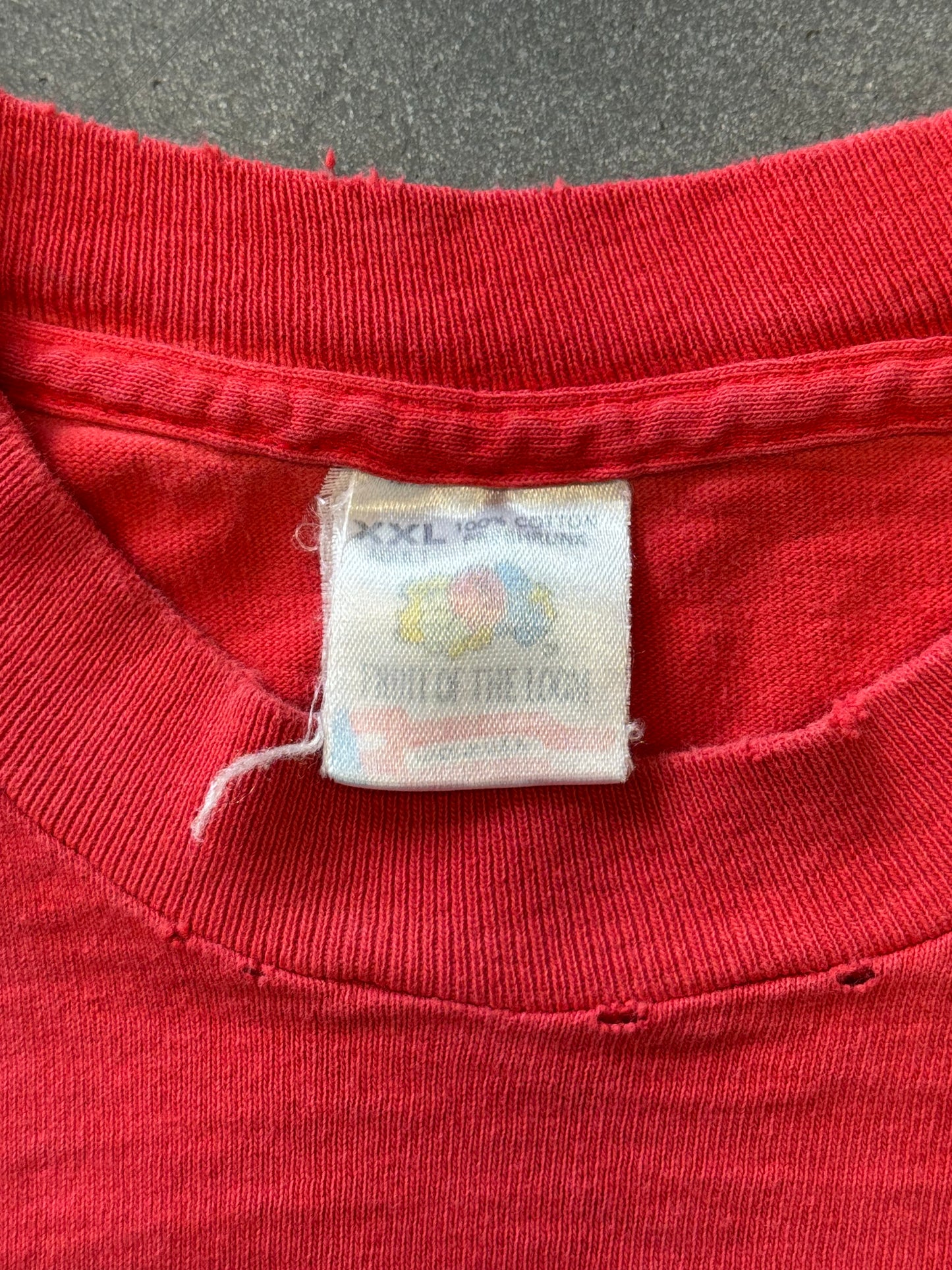 1994 SHINER MUSIC FESTIVAL EVENT STAFF DISTRESSED TEE (FOTL TAG)