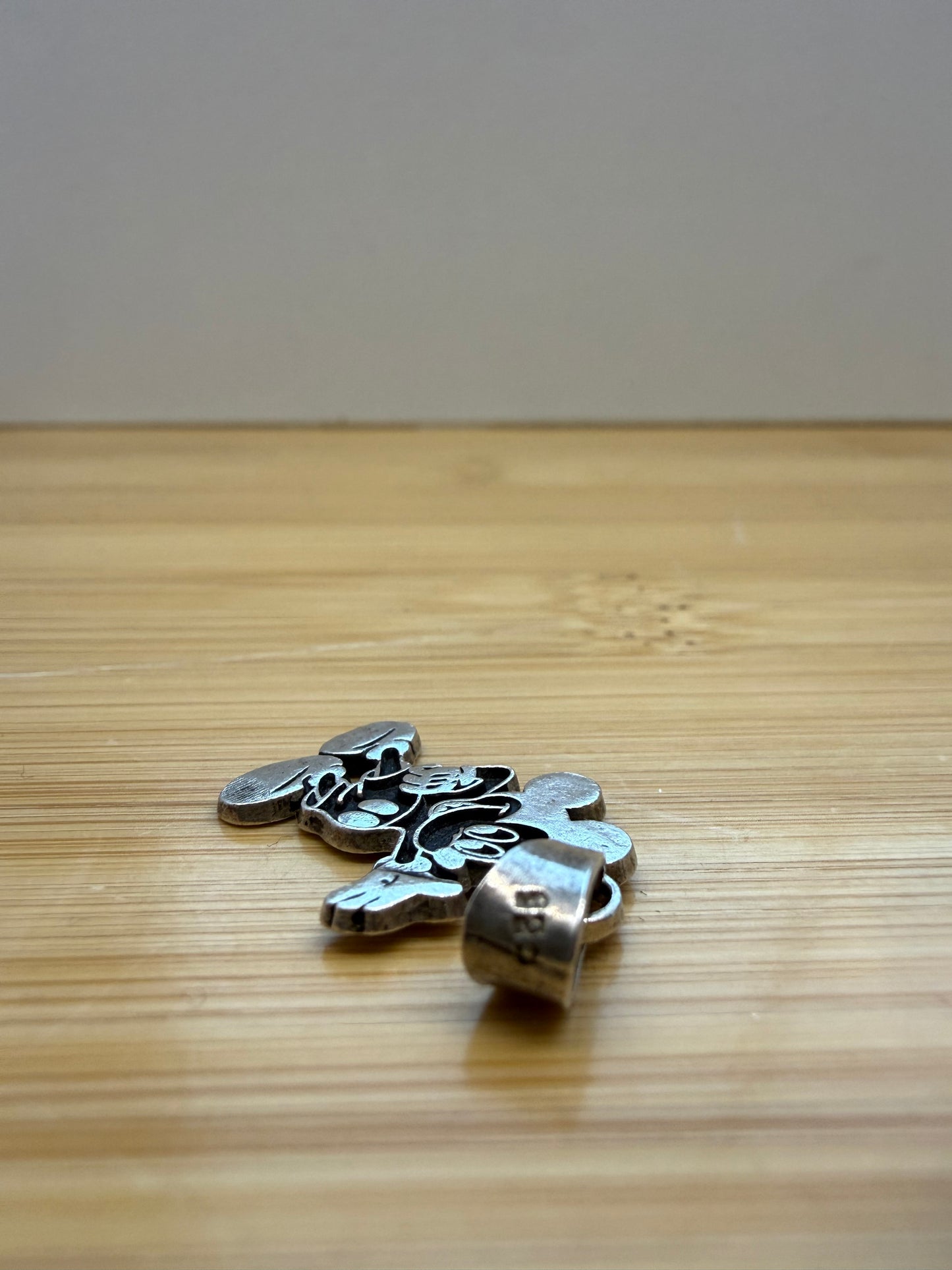 VINTAGE DISNEY MICKEY MOUSE SILVER PENDANT