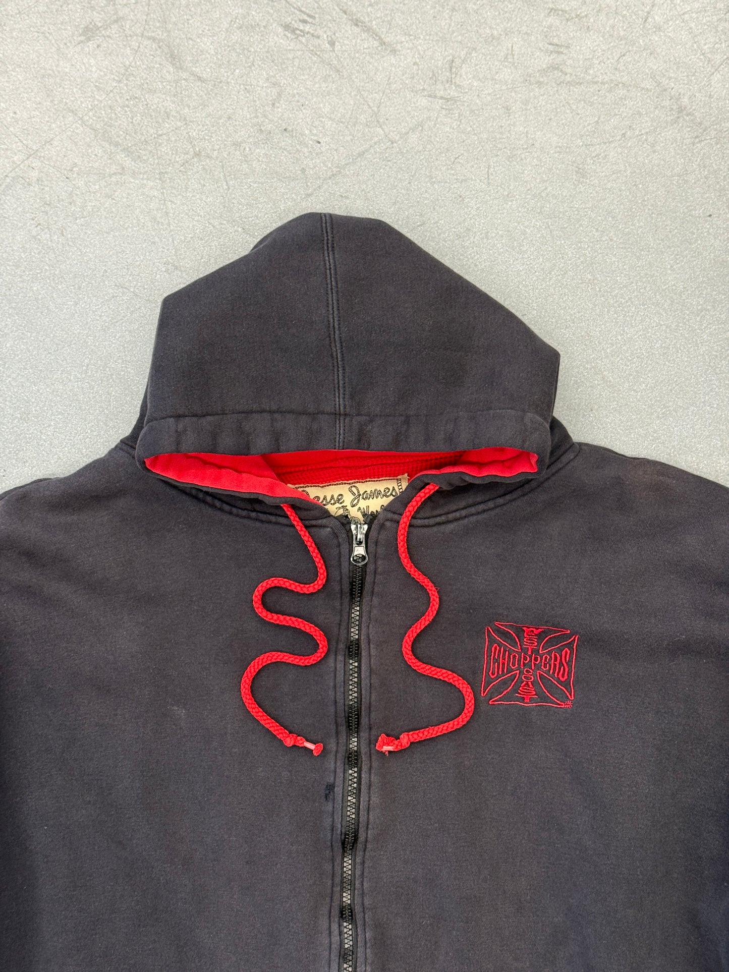 Y2K WEST COAST CHOPPERS THERMAL LINED HOODIE