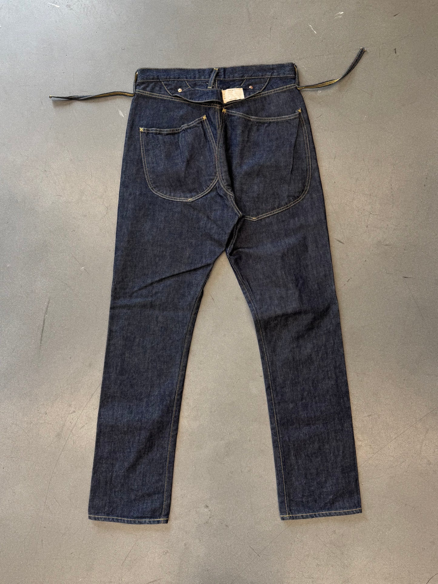 KAPITAL 14OZ 5 POCKET DENIM RINGOMAN PANTS