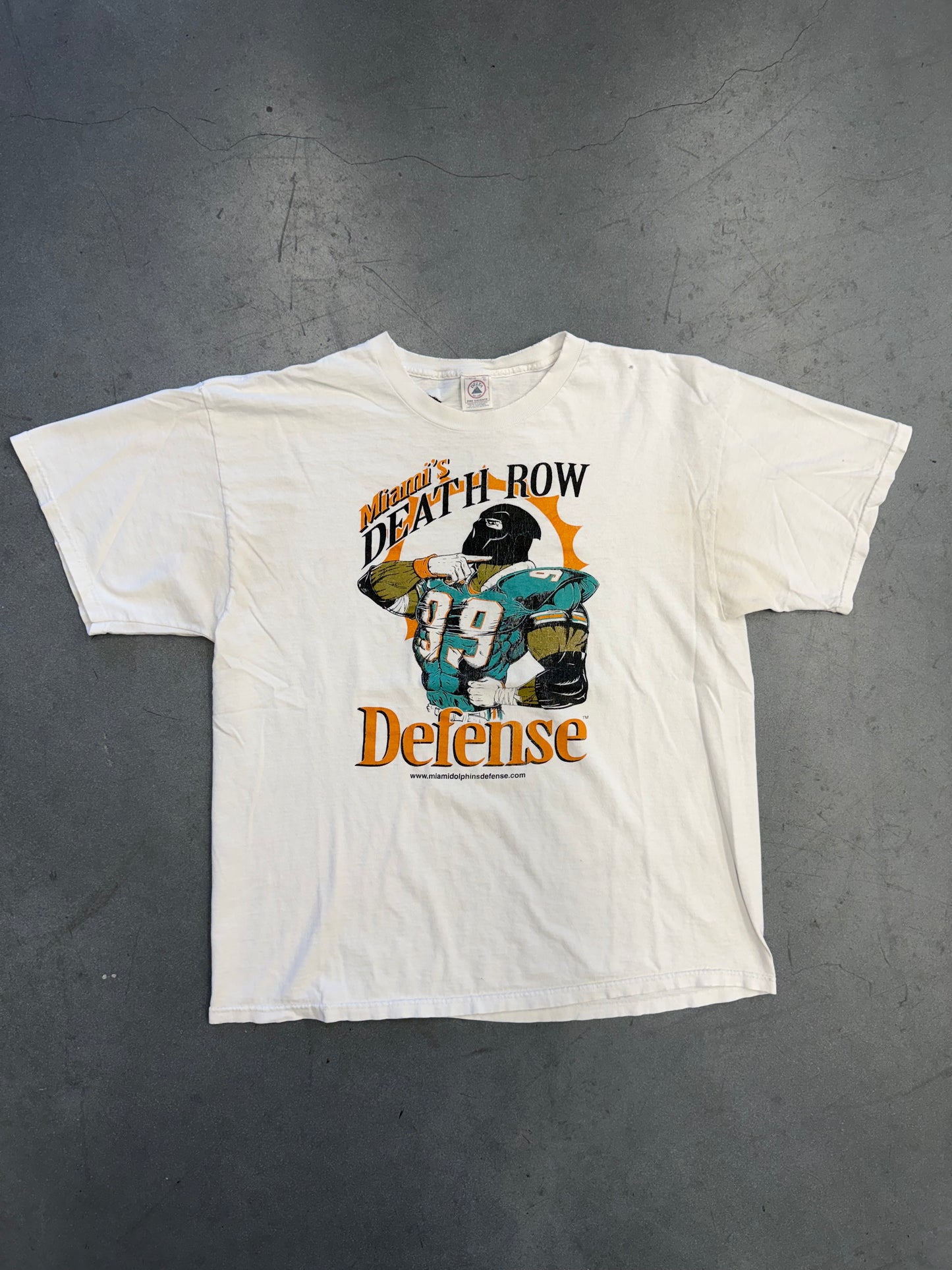 90'S MIAMI'S DEATH ROW DEFENSE JUST PLAIN NASTY TEE (DELTA TAG)