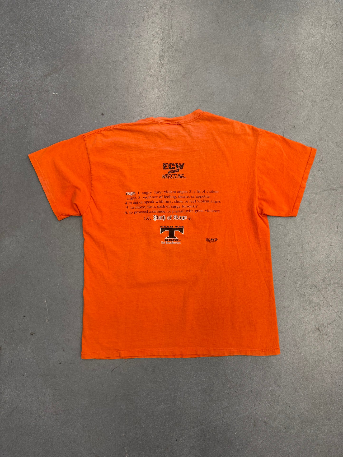 1997 ECW TAZ ORANGE AND BLACK ATTACK WORLD TELEVISION CHAMPION (DELTA TAG)