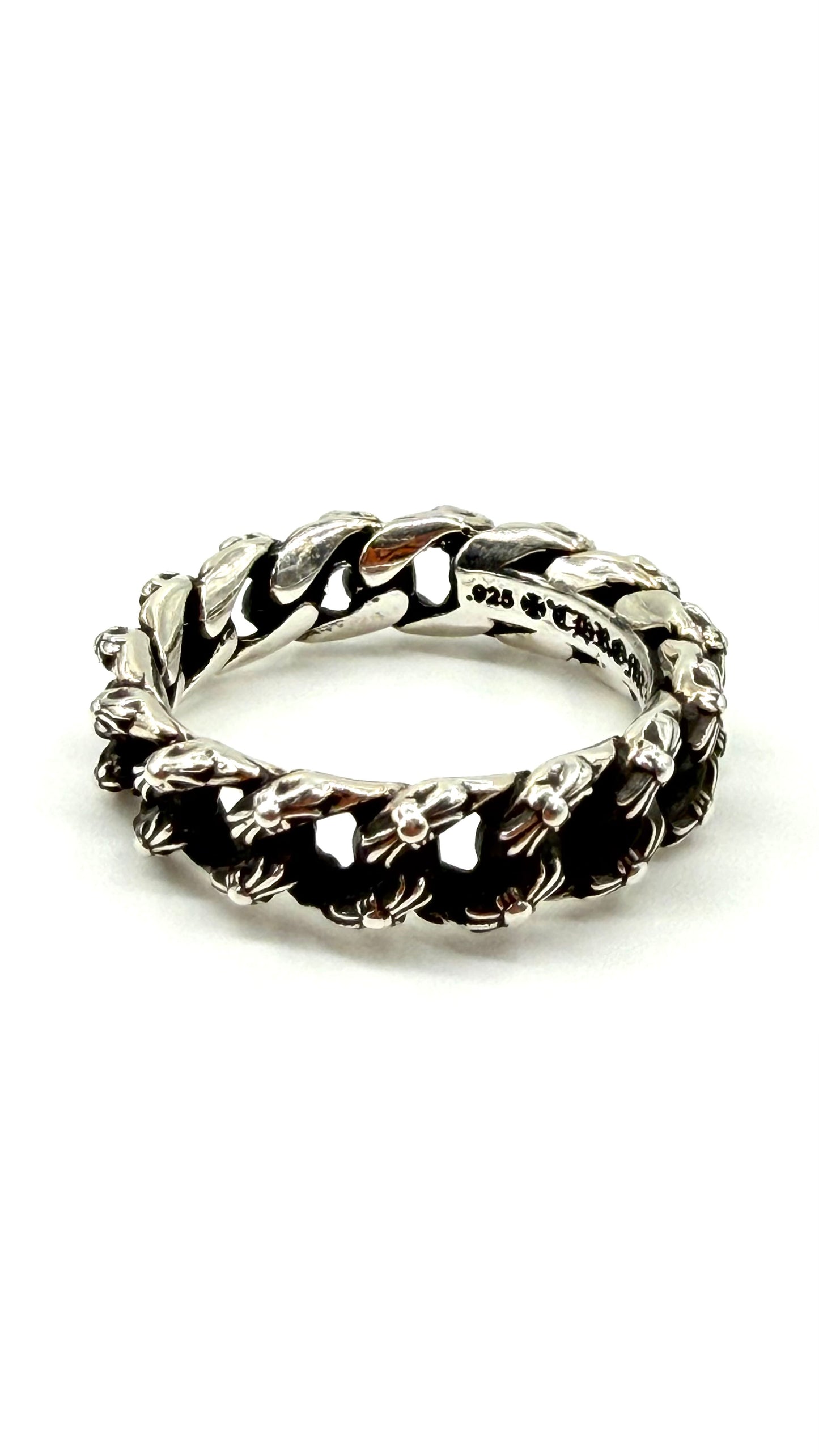 CHROME HEARTS SMALL SILVER EXTRA FANCY RING