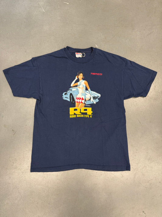1998 NAMCO R4 RIDGE RACER TYPE 4 TEE (HANES HEAVYWEIGHT TAG)