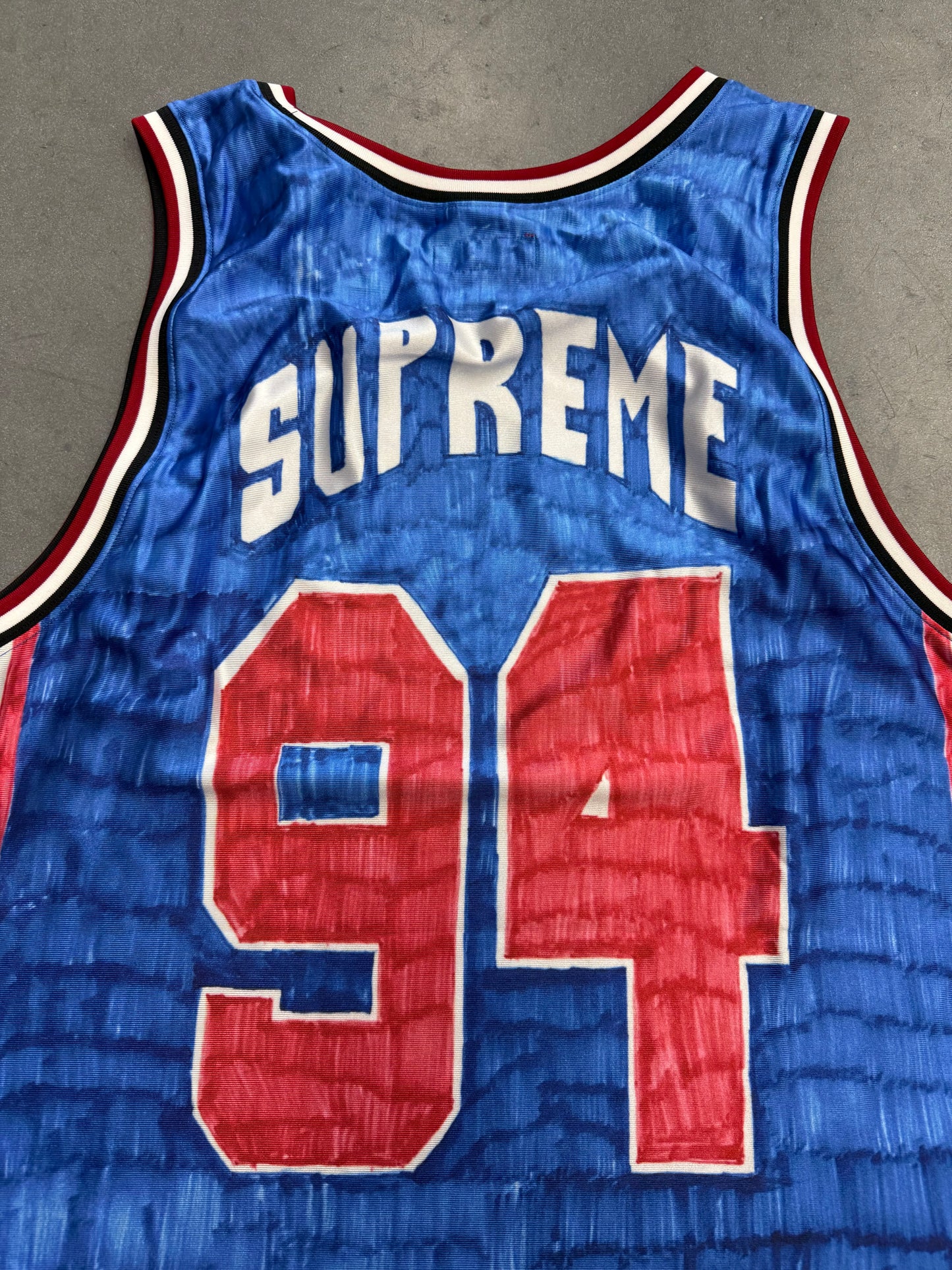 SS25 SUPREME MARKER BASKETBALL JERSEY