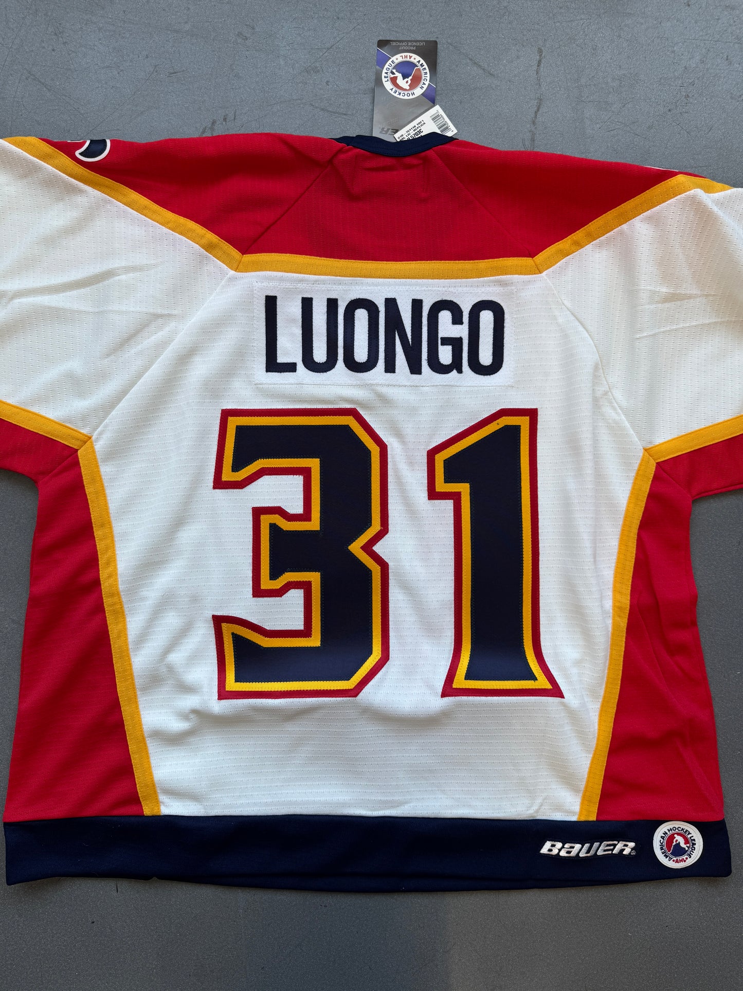 2001 ROBERTO LUONGO LOUISVILLE PANTHERS BAUER HOCKEY JERSEY NWT
