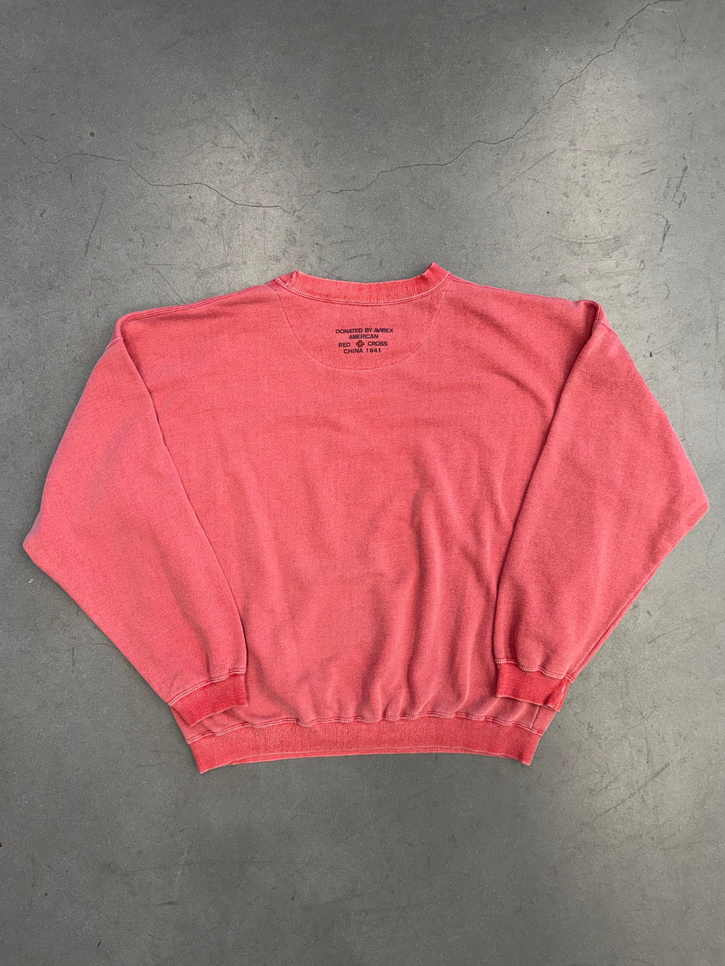 1987 "MOUNT 'N RIDE" ENGLAND 1944 CREWNECK (AVIREX LTD. TAG)