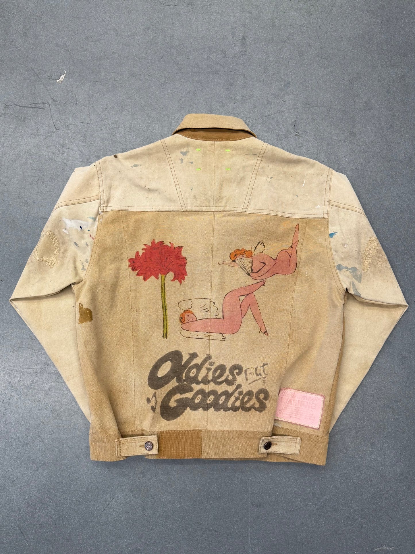 BETTER WITH AGE HARRISON RECONSTRUCTED TRUCKER JACKET