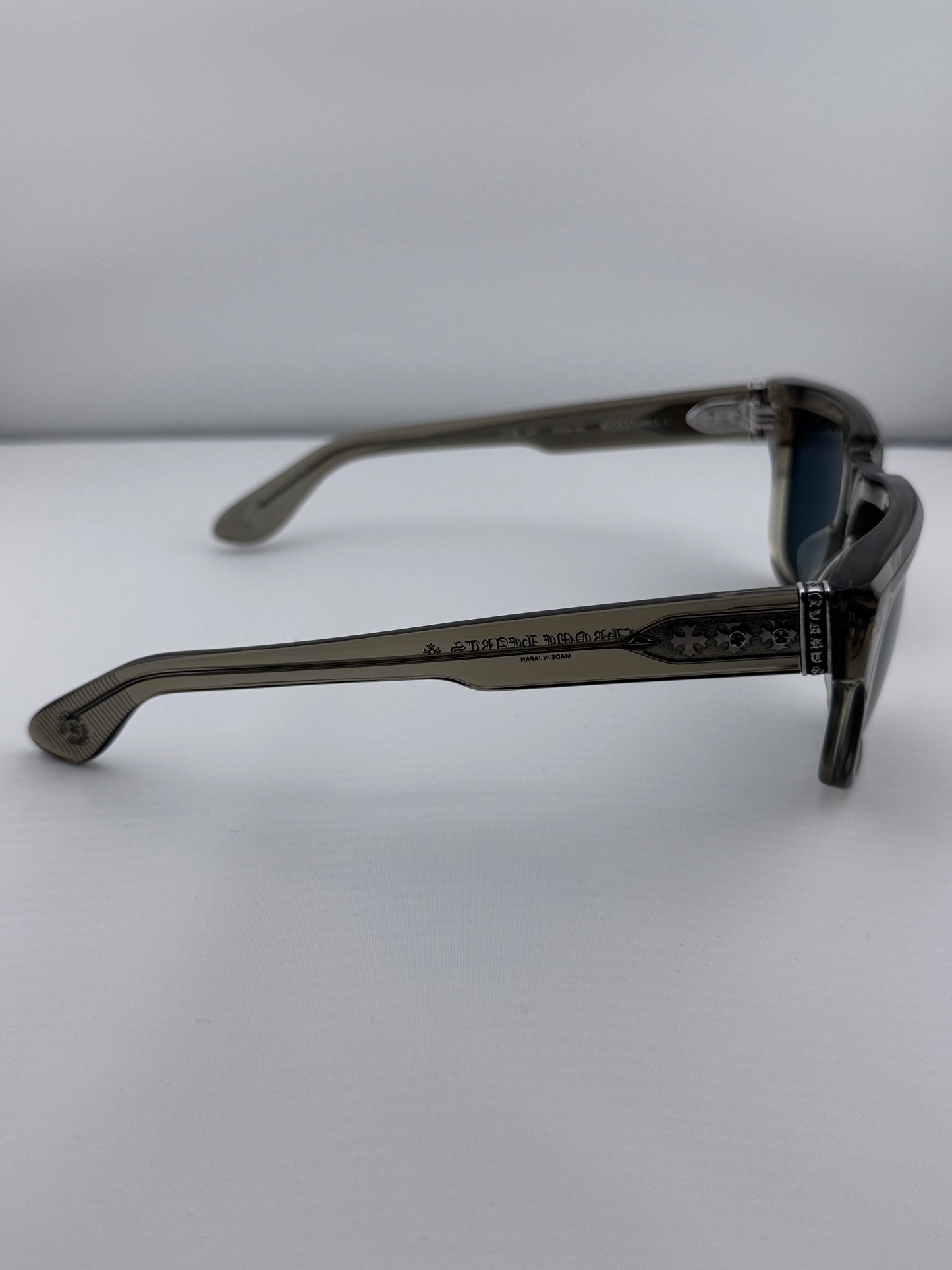 CHROME HEARTS ‘MIDIXATHRILL I’ SUNGLASSES - CLEAR SMOKE GREY (BRAND NEW WITH CLOTH AND CASE)