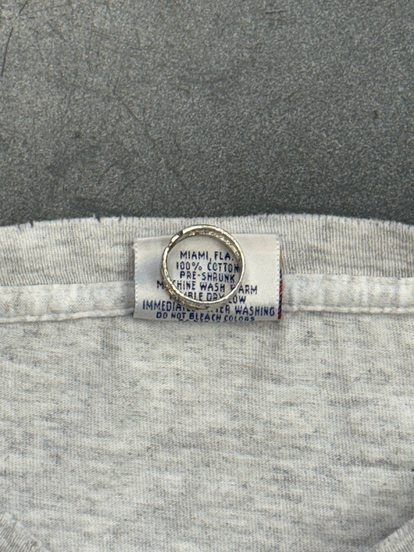 1993 FLORIDA PANTHERS STANLEY BENCH TEE (MENDEZ TAG)
