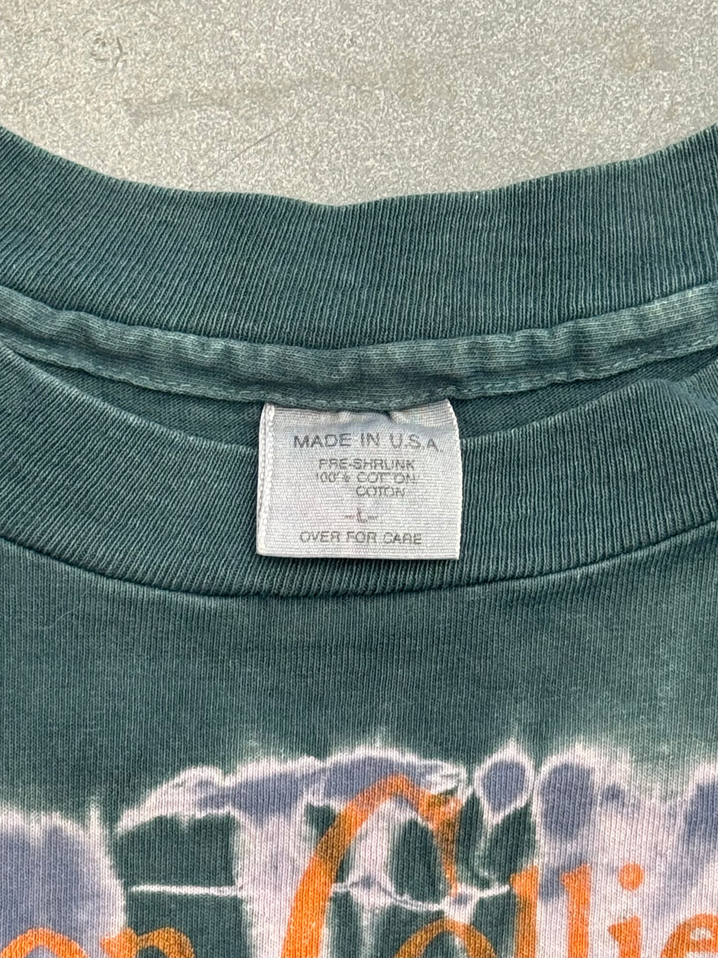 THE SMASHING PUMPKINS MELLON COLLIE AND THE INFINITE SADNESS TIE-DYE TEE (MADE IN USA TAG)