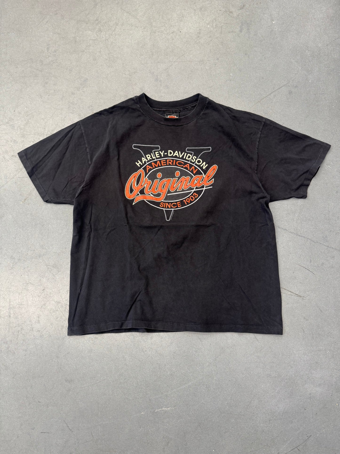 90S HARLEY-DAVIDSON ORIGINAL NASHVILLE CITY, U.S.A TEE (HARLEY DAVIDSON HANES BEEFY TAG)