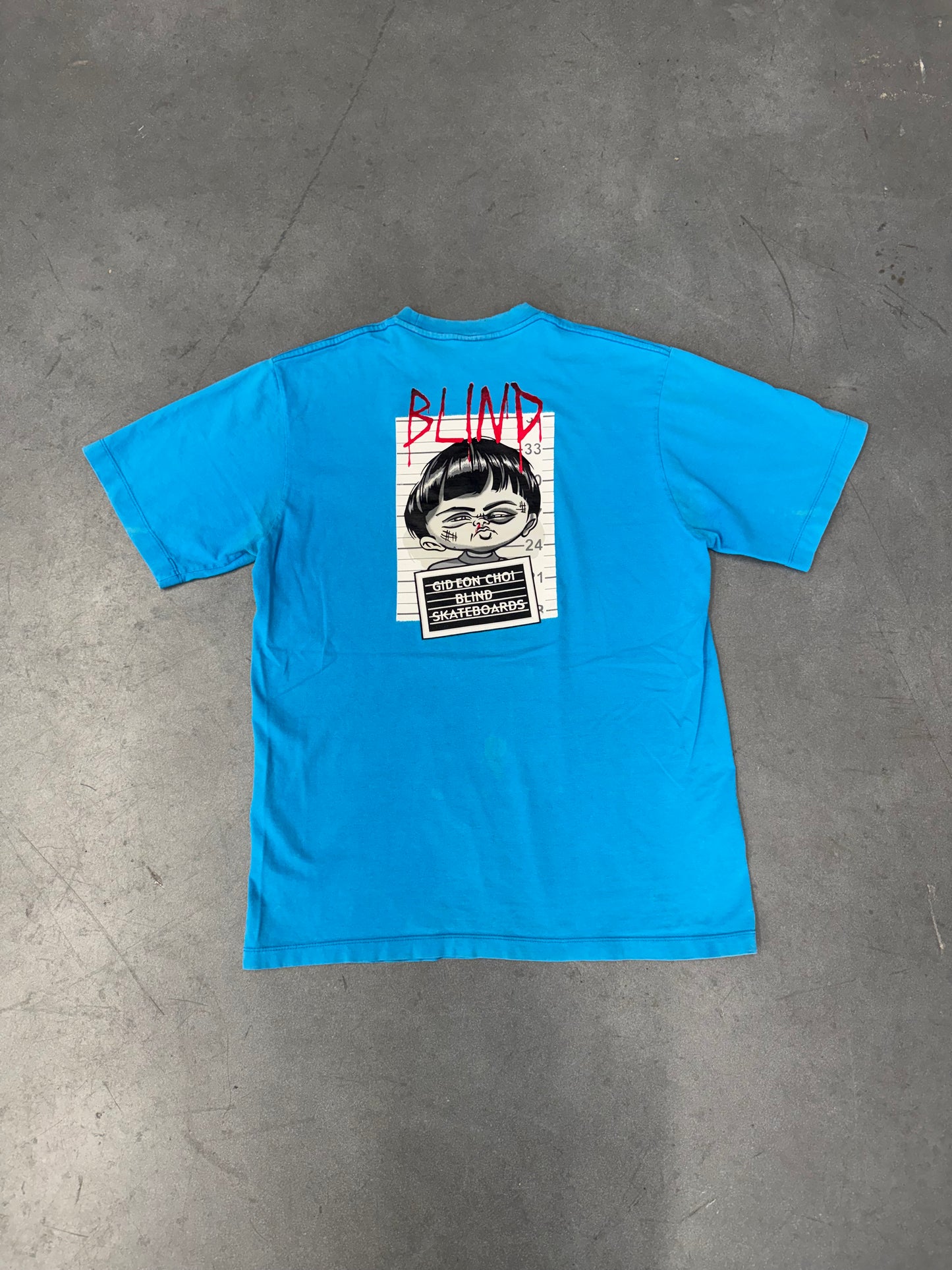 2001 BLIND SKATEBOARDS GIDEON CHOI TEE