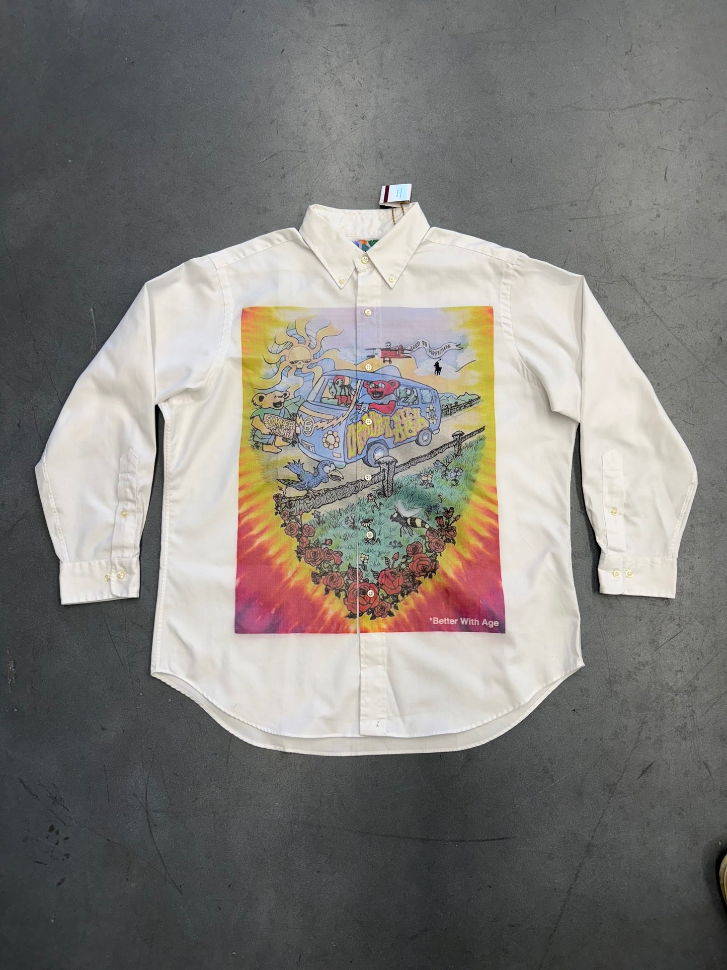 BETTER WITH AGE ROAD TRIP BUTTON-DOWN