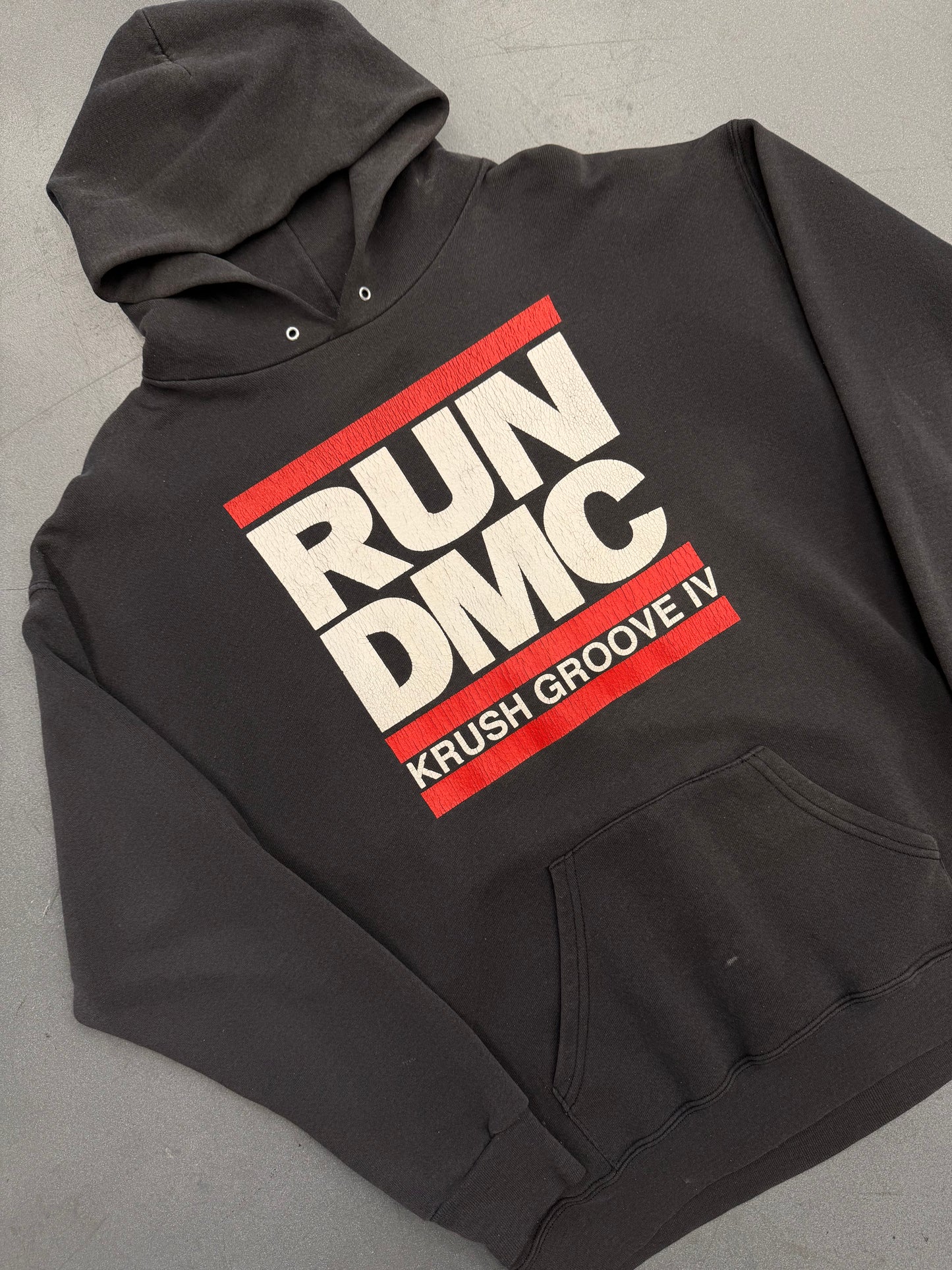 RUN DMC KRUSH GROOVE IV PULLOVER HOODIE (HEAVYWEIGHT LEE TAG)