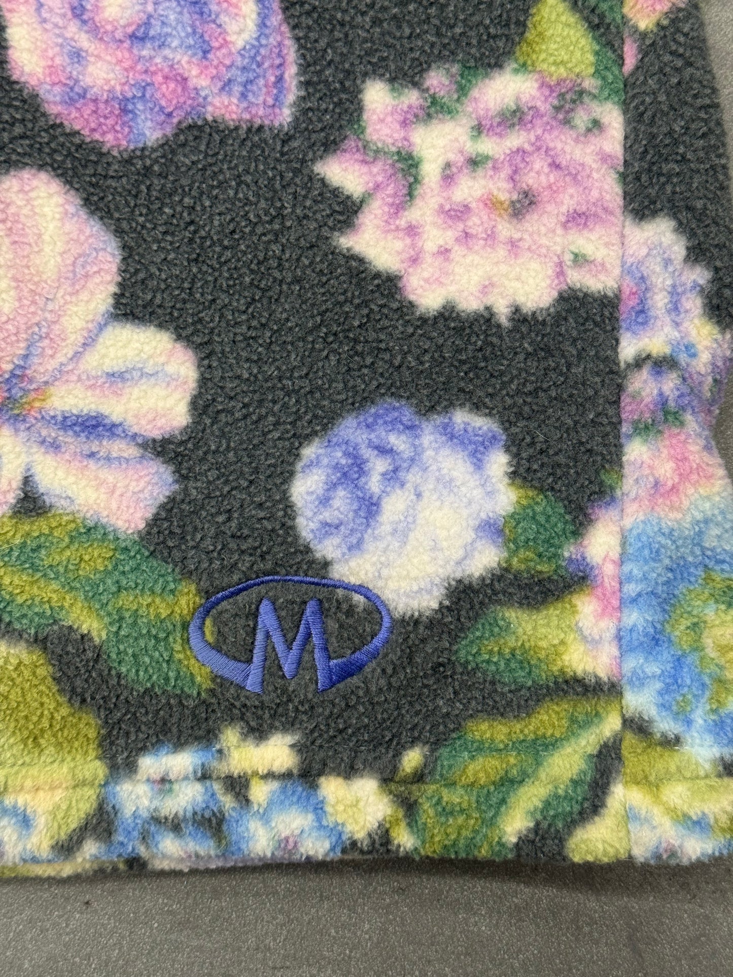 SS21 MARTINE ROSE FLORAL FLEECE SHORTS