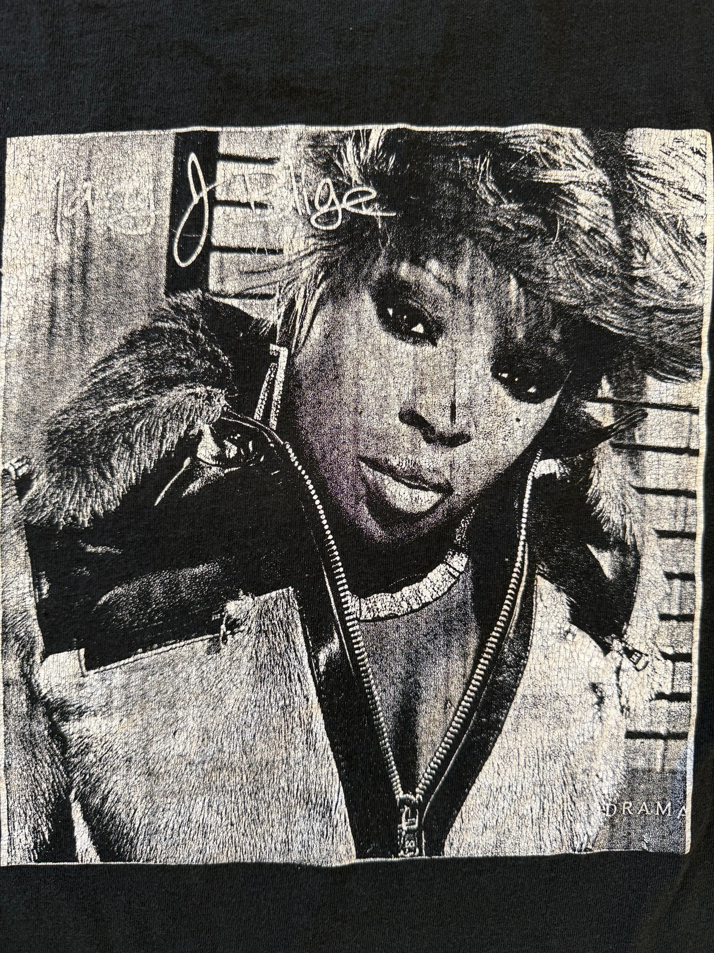 2001 MARY J BLIDGE SIGNATURE TEE (DELTA PRO WEIGHT TAG)