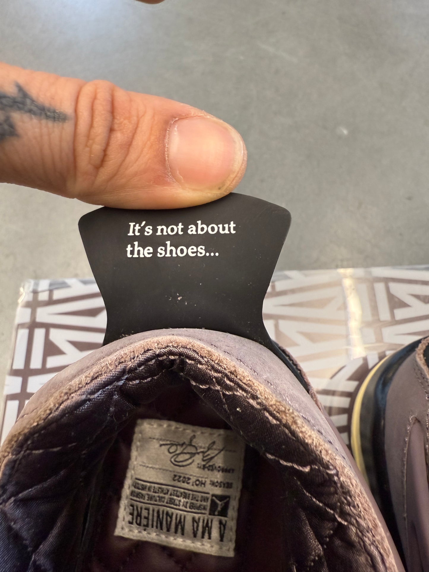 2022 SIZE 5.5 JORDAN 4 RETRO SP A MA MANIERE VIOLET ORE (PRE-OWNED WITH BOX)