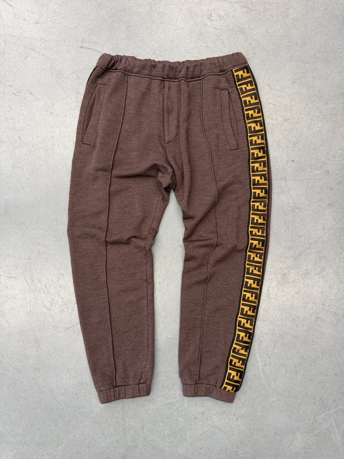FENDI STRIPE TRACK PANTS