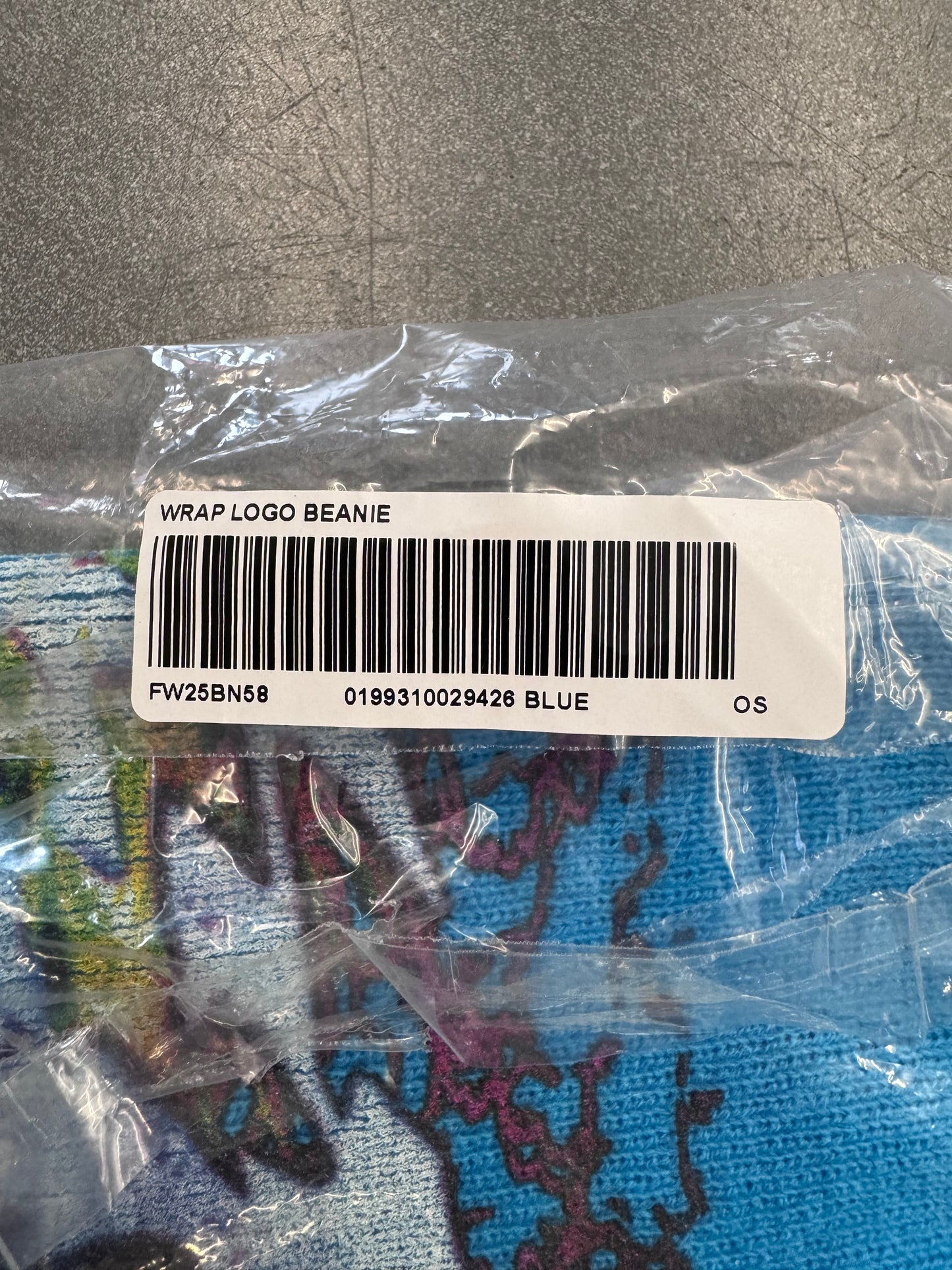 FW25 SUPREME TAG BEANIE (NEW IN REPLACEMENT BAG)