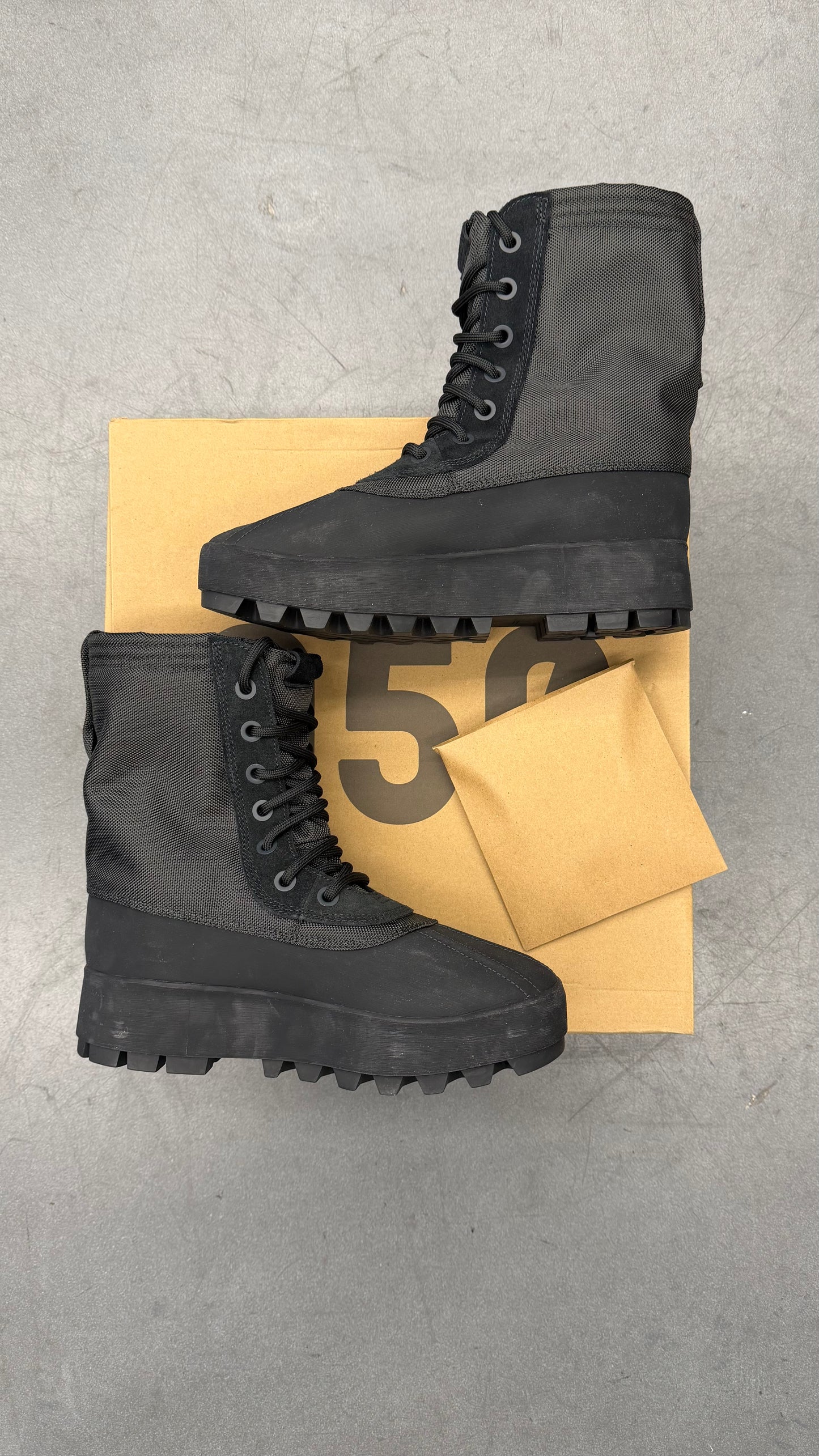2023 ADIDAS YEEZY 950 BOOT PIRATE BLACK (WITH OG BOX)