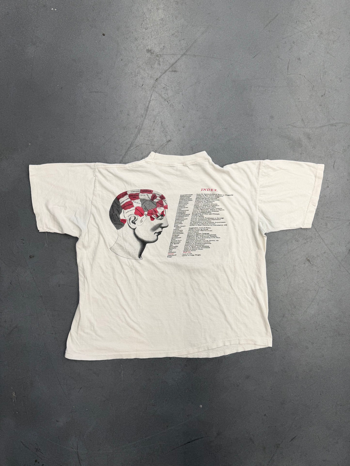 1995 PEARL JAM VITALOGY INDEX TEE (SHORT HILLS TAG)