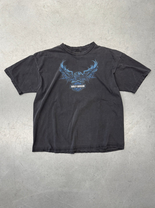 2001 HARLEY-DAVIDSON STAMFORD, CONNECTICUT SOARING EAGLE TEE (HARLEY TAG)