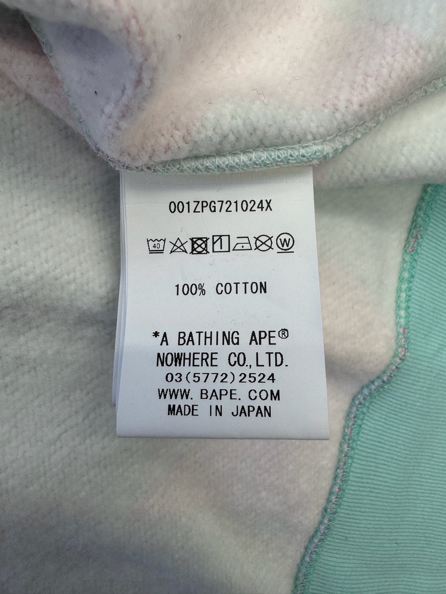 BAPE MIAMI STORE BAPE STA PRINT FULL-ZIP SHARK HOODIE