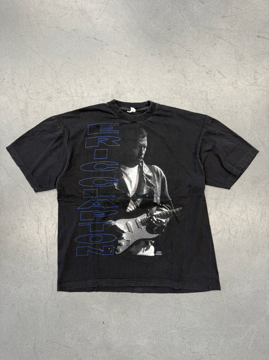 1993 ERIC CLAPTON ROYAL ALBERT HALL LONDON SOLD OUT DATES TEE (BRIGHT GREEN TAG)