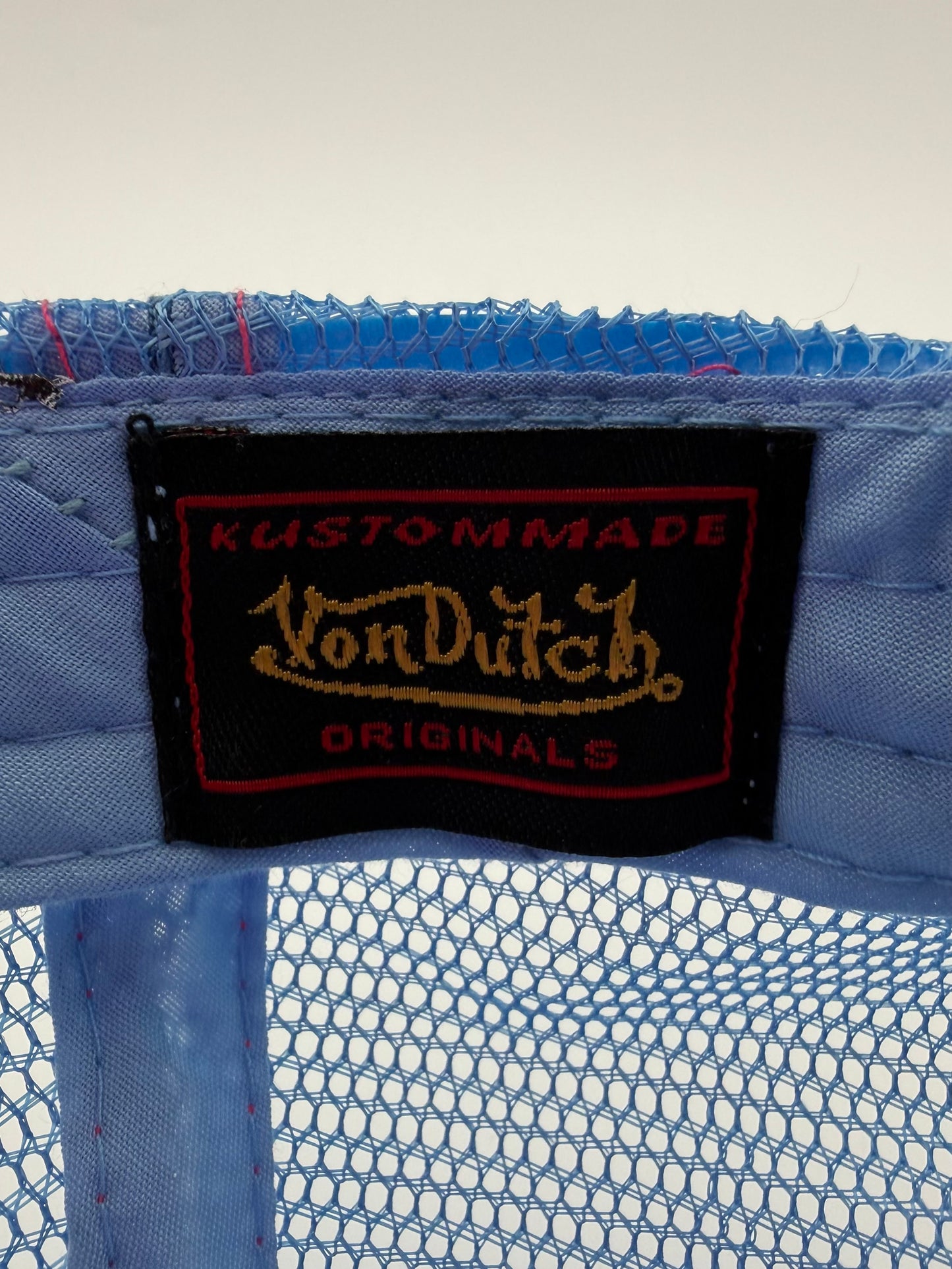 VON DUTCH TRUCKER HAT PINK/BLUE