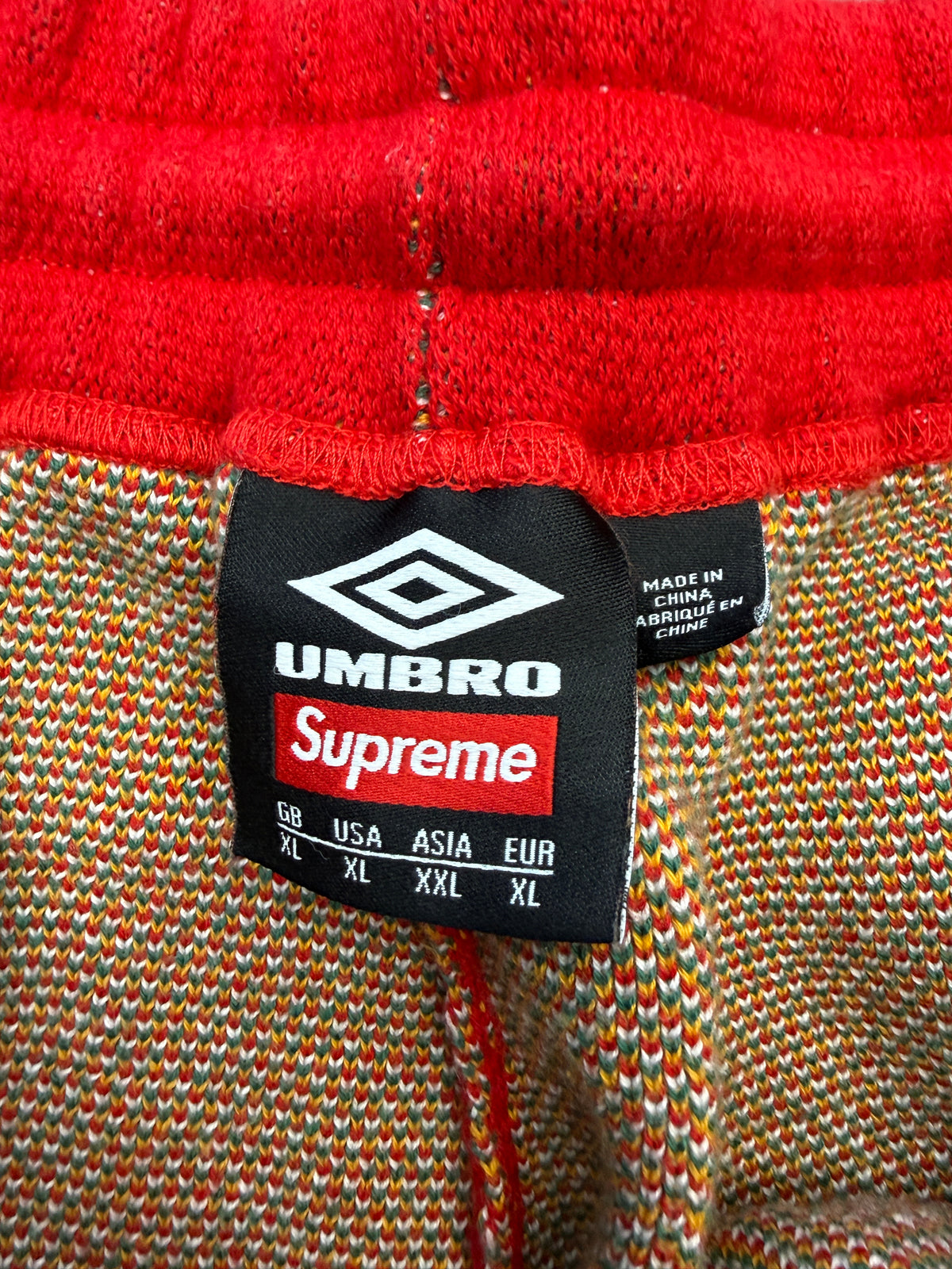 SS25 SUPREME UMBRO KNIT SOCCER SHORT